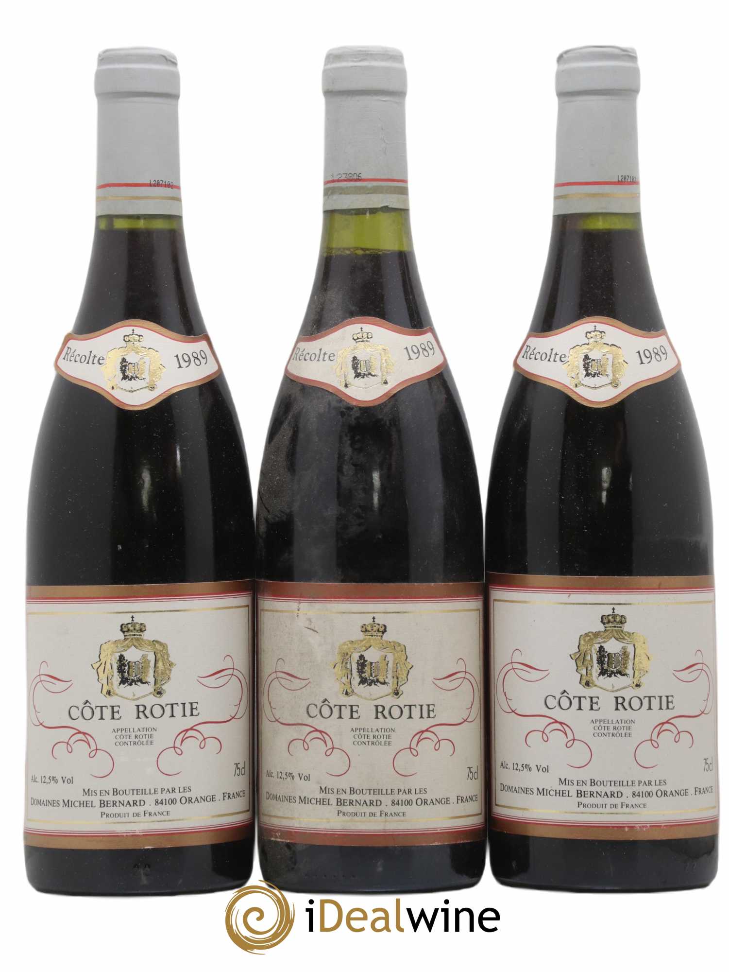 Côte-Rôtie 1989 - Posten von 3 Flaschen - 0