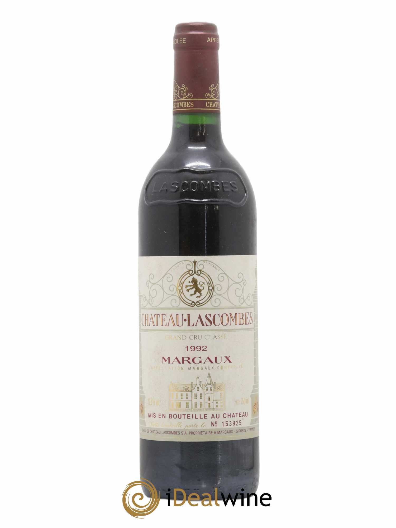 Château Lascombes 2ème Grand Cru Classé 1992 - Lot de 1 bouteille - 0