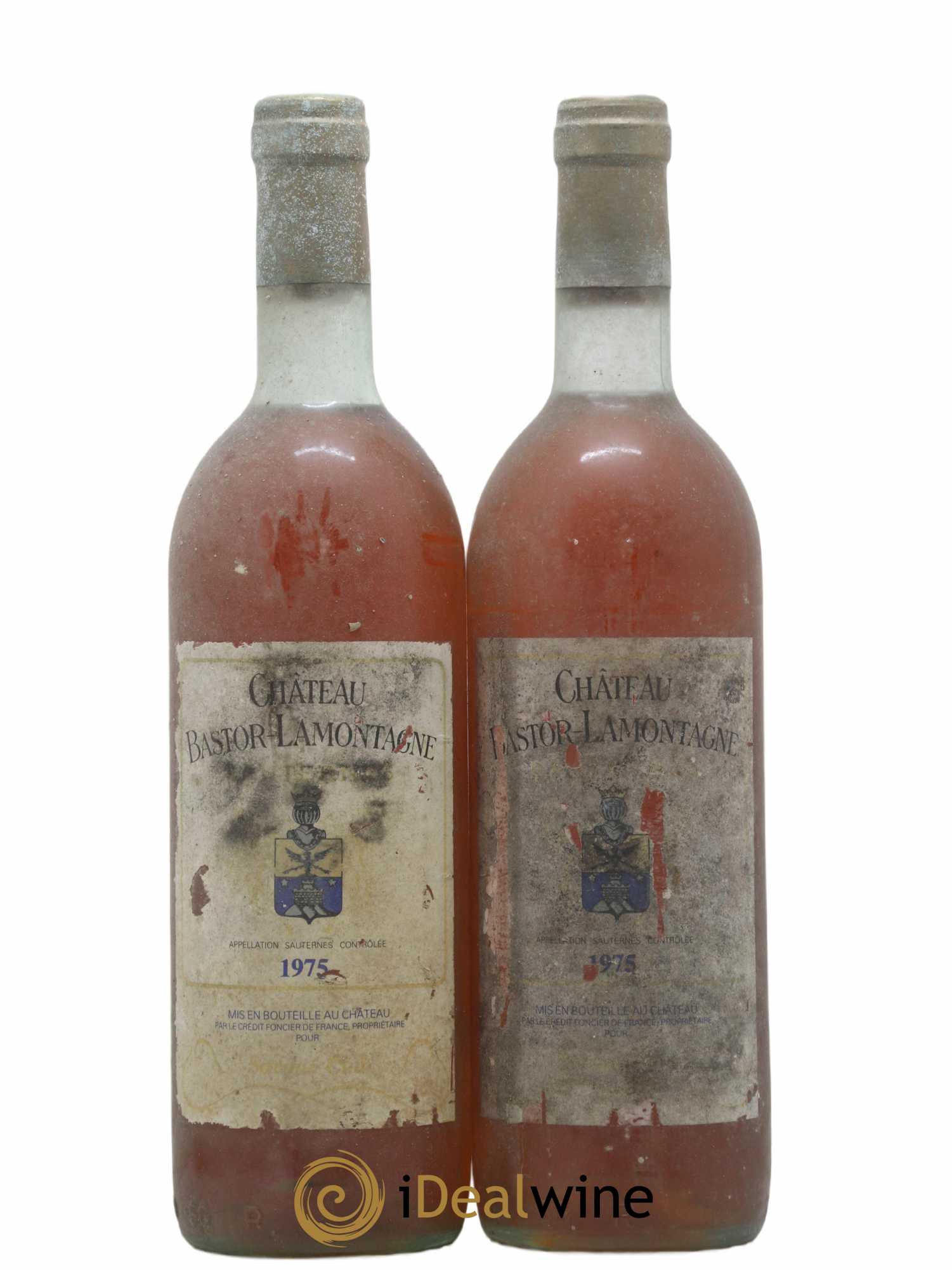 Château Bastor Lamontagne 1975 - Lotto di 2 bottiglie - 0