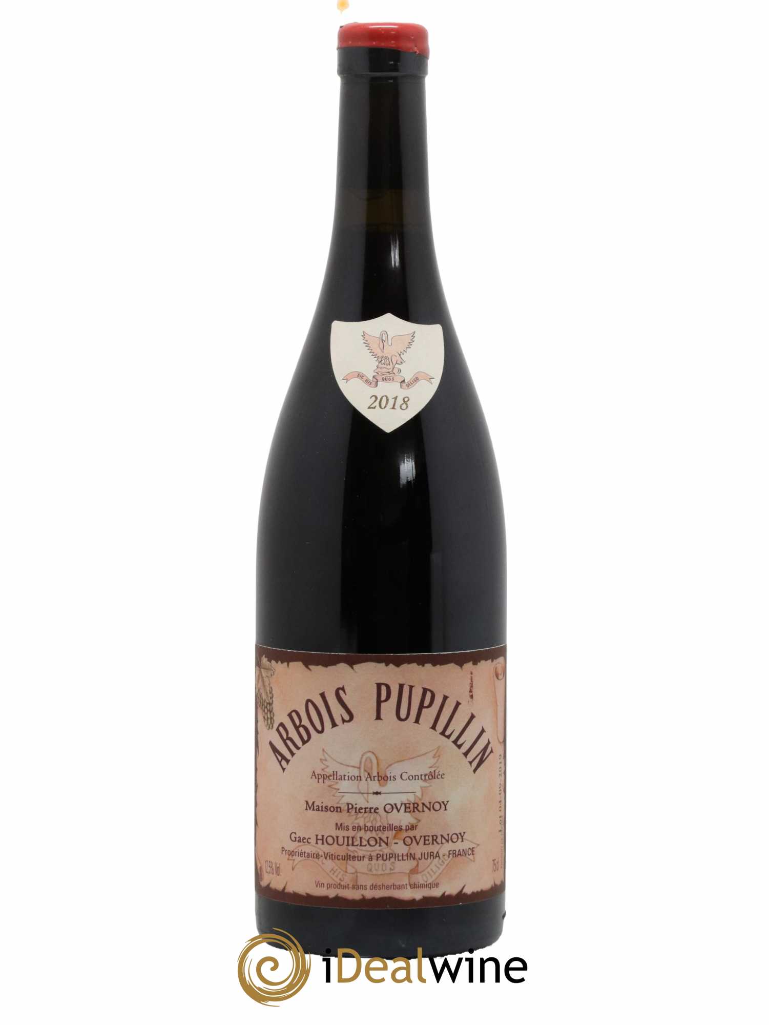 Arbois-Pupillin Poulsard (cire rouge) Overnoy-Houillon (Domaine) 2018 - Lot de 1 bouteille - 0