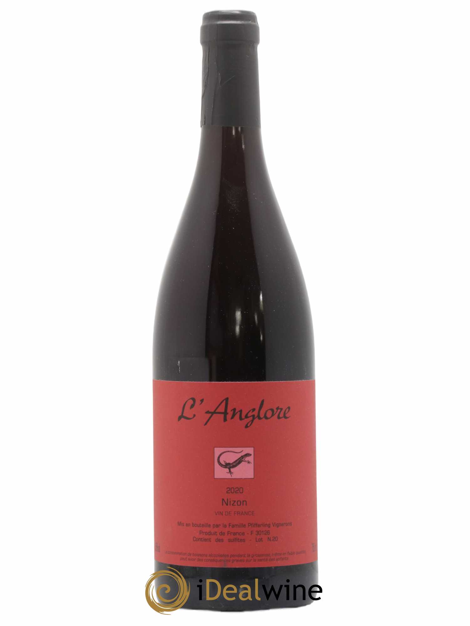 Vin de France Nizon L'Anglore 2020 - Lot de 1 bouteille - 0