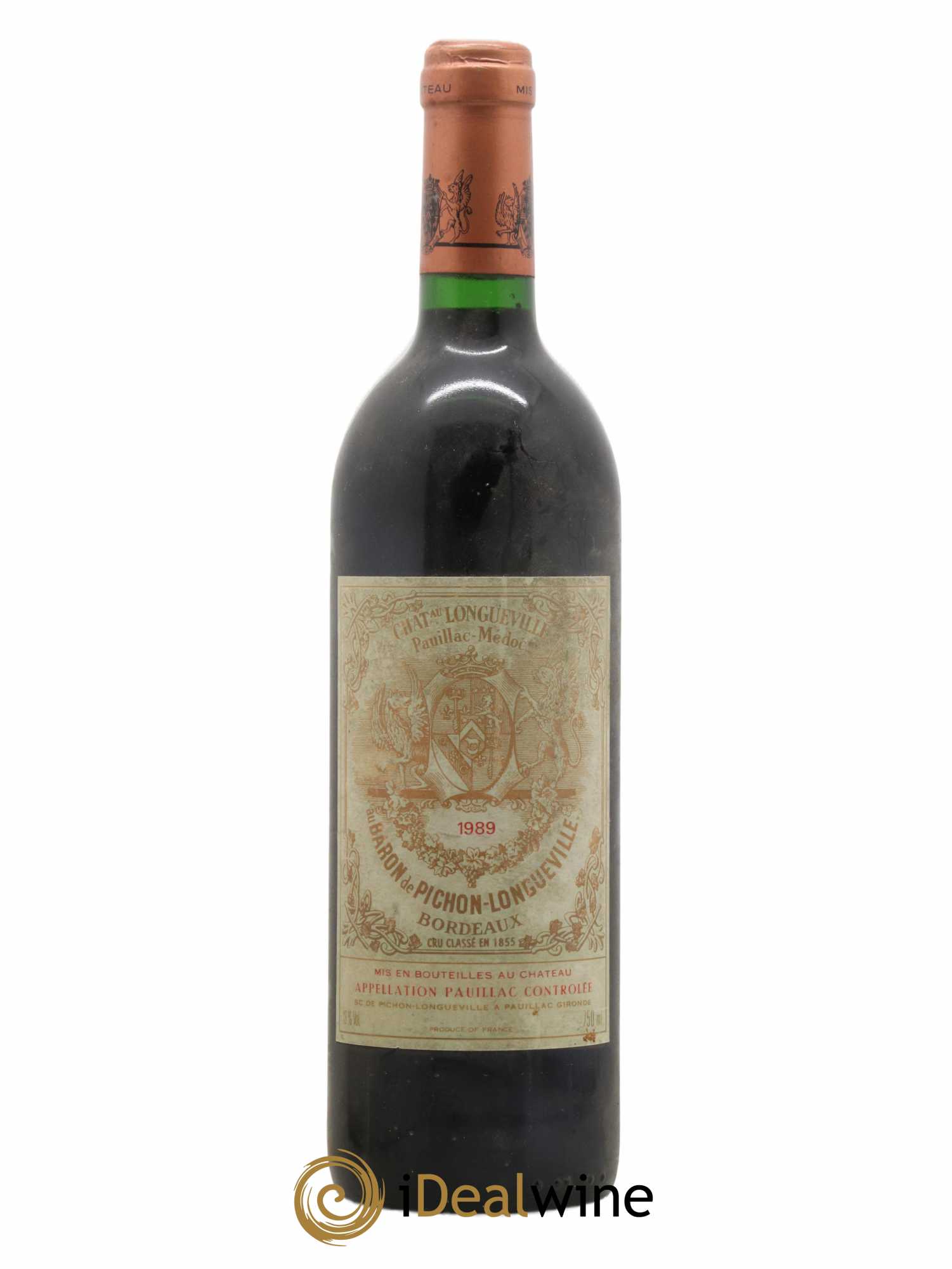 Pichon Longueville Baron 2ème Grand Cru Classé 1989 - Lot of 1 bottle - 0