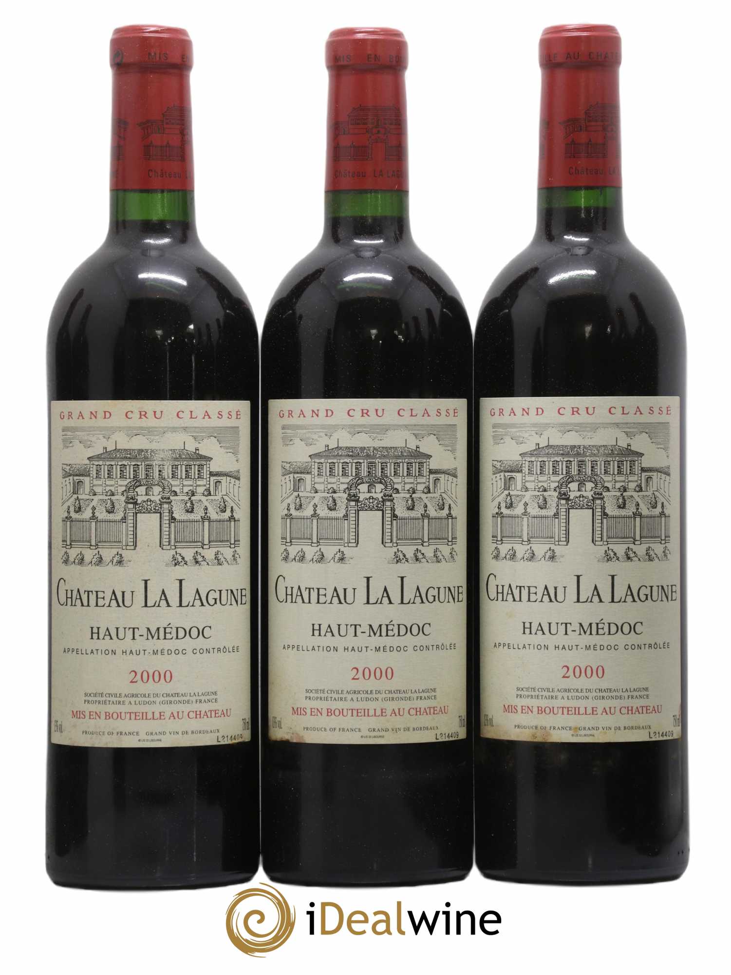 Château la Lagune 3ème Grand Cru Classé 2000 - Lot de 12 bouteilles - 2