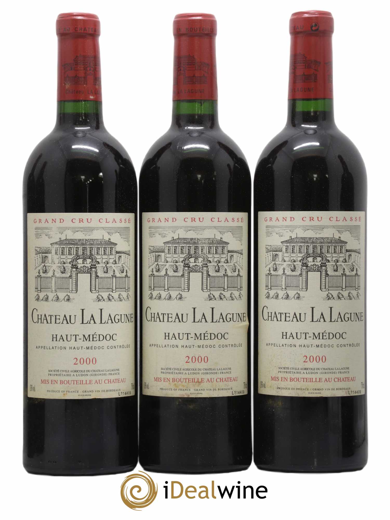 Château la Lagune 3ème Grand Cru Classé 2000 - Lot de 12 bouteilles - 3