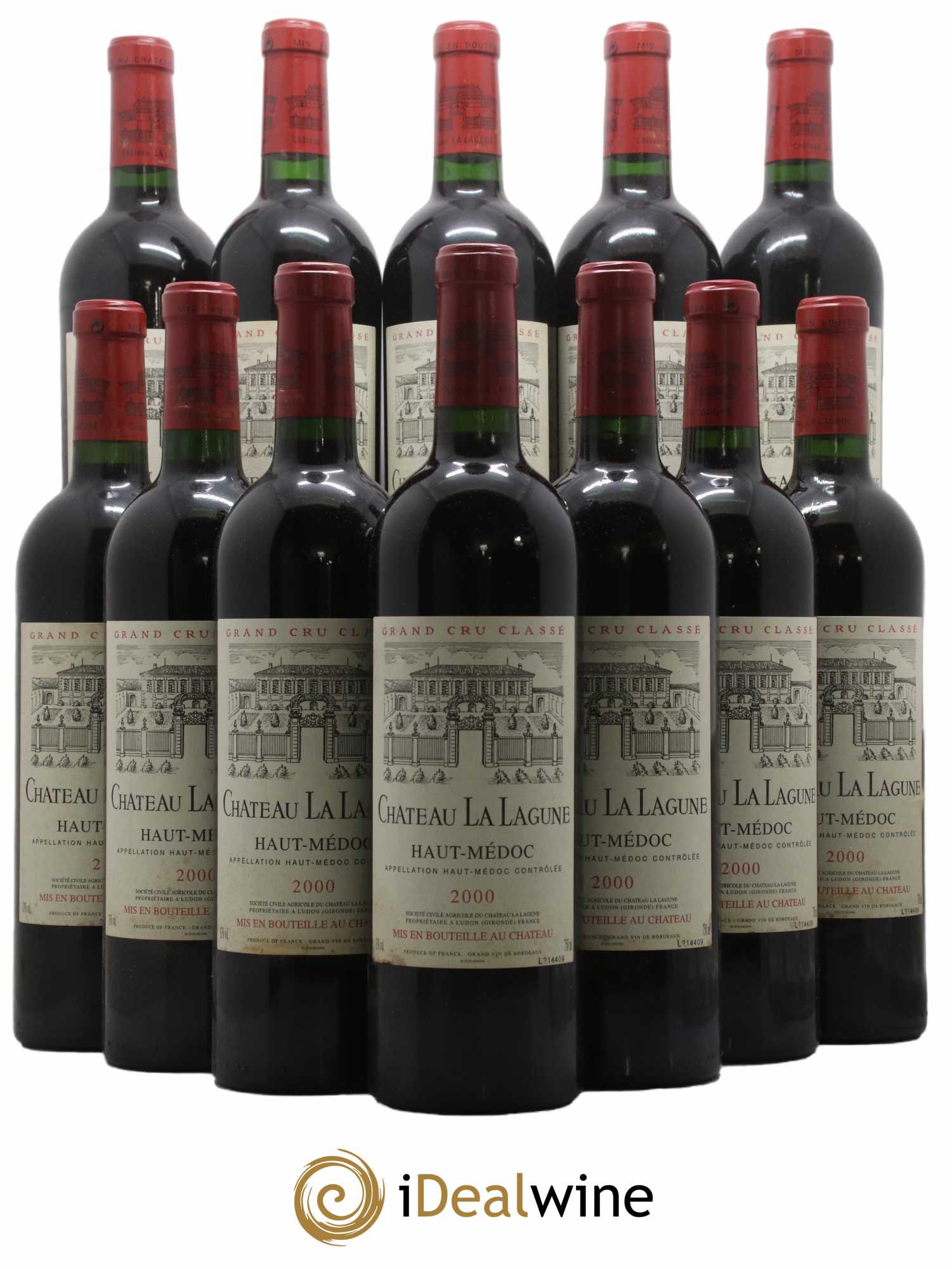 Château la Lagune 3ème Grand Cru Classé 2000 - Lot de 12 bouteilles - 0