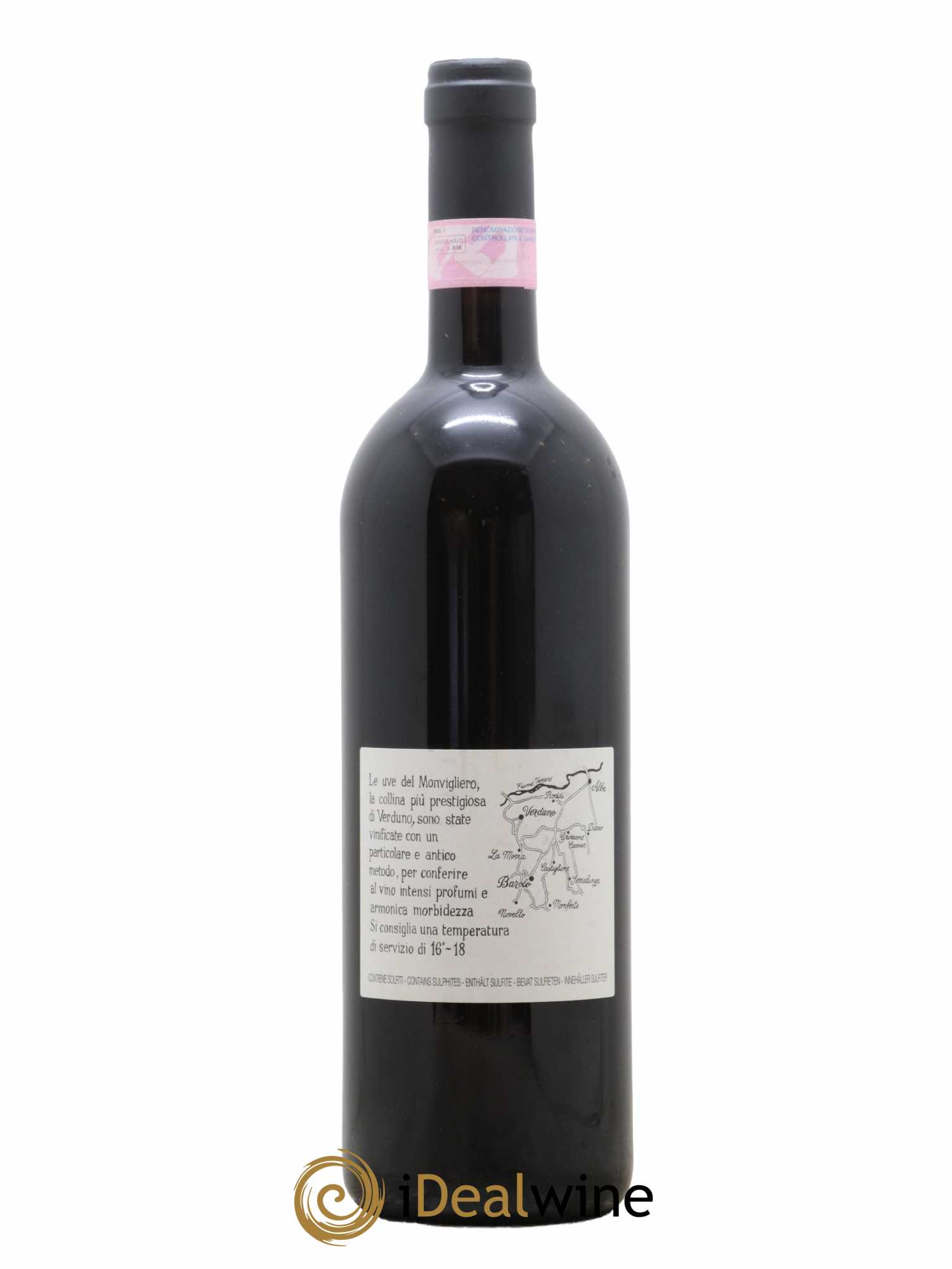 Barolo DOCG Monvigliero Comm. Giovan Battista Burlotto 2001 - Lot de 1 bouteille - 1