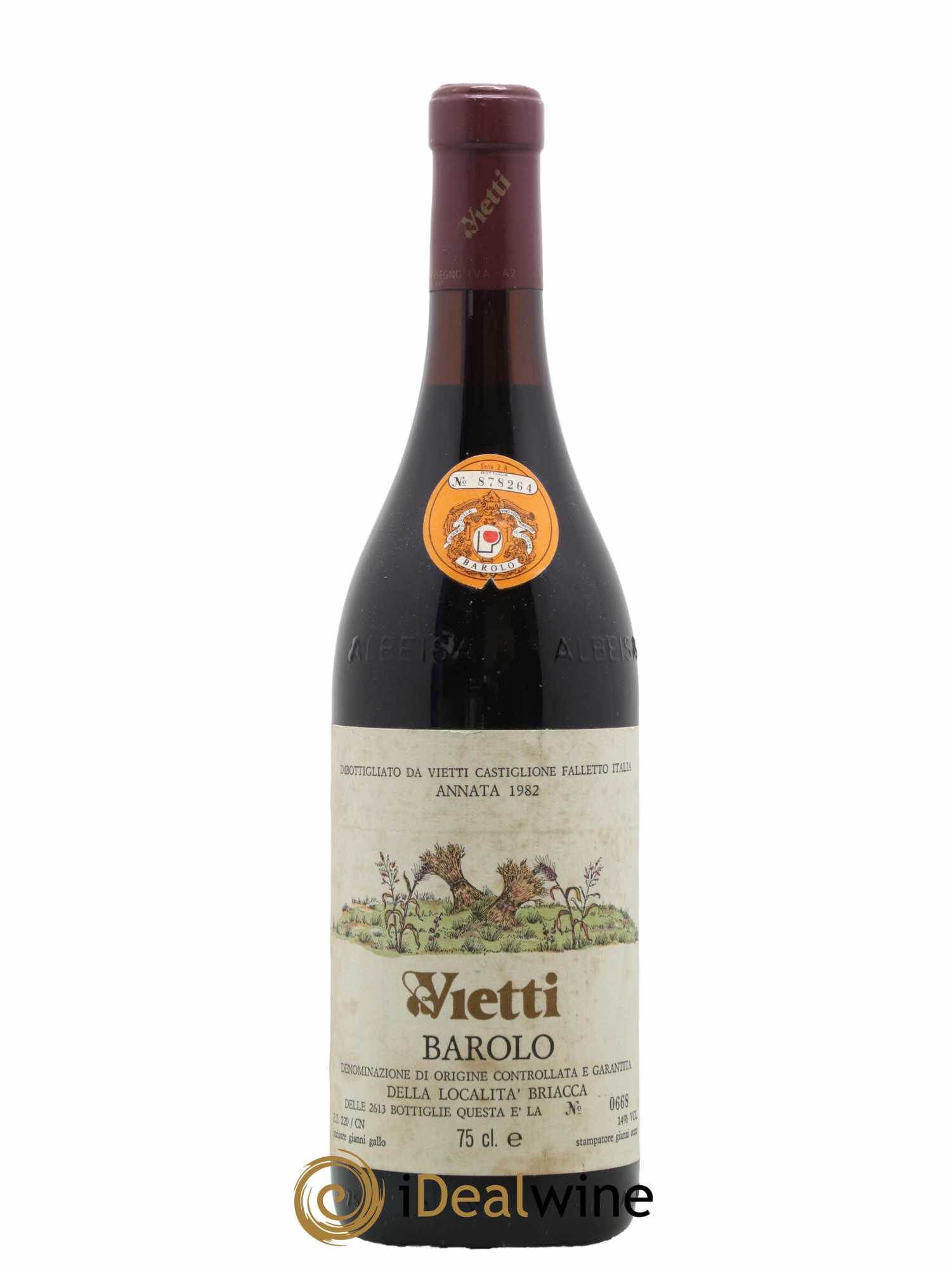 Barolo Vietti 1982 - Lot de 1 bouteille - 0