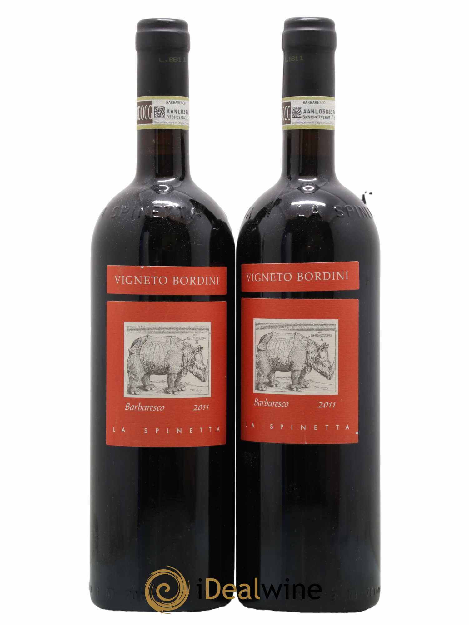 Barbaresco DOCG Vigna Bordini La Spinetta - Giorgio Rivetti 2011 - Lot de 2 bouteilles - 0