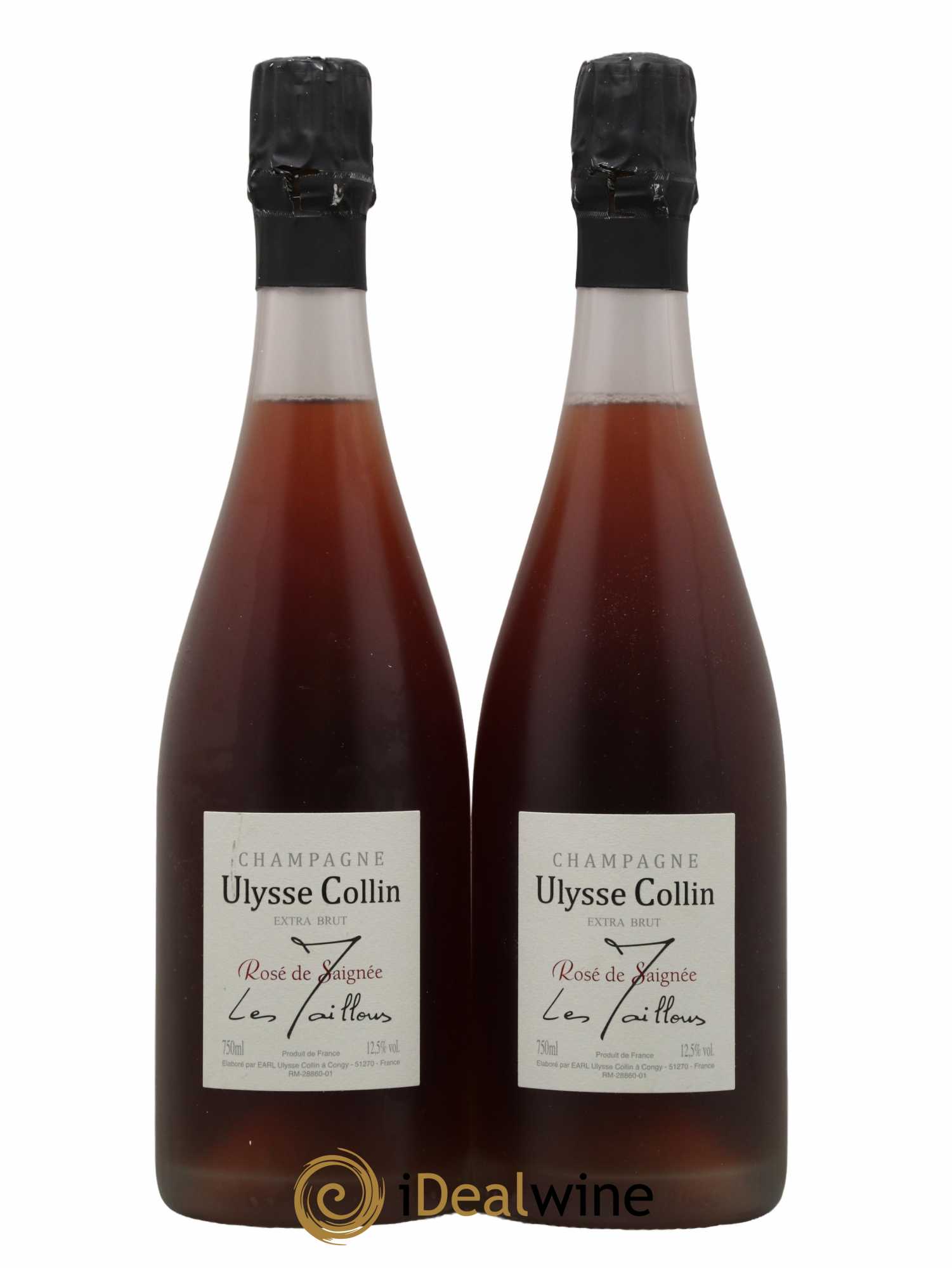 Les Maillons Extra-Brut Rosé de Saignée Ulysse Collin - Lot de 2 bouteilles - 0