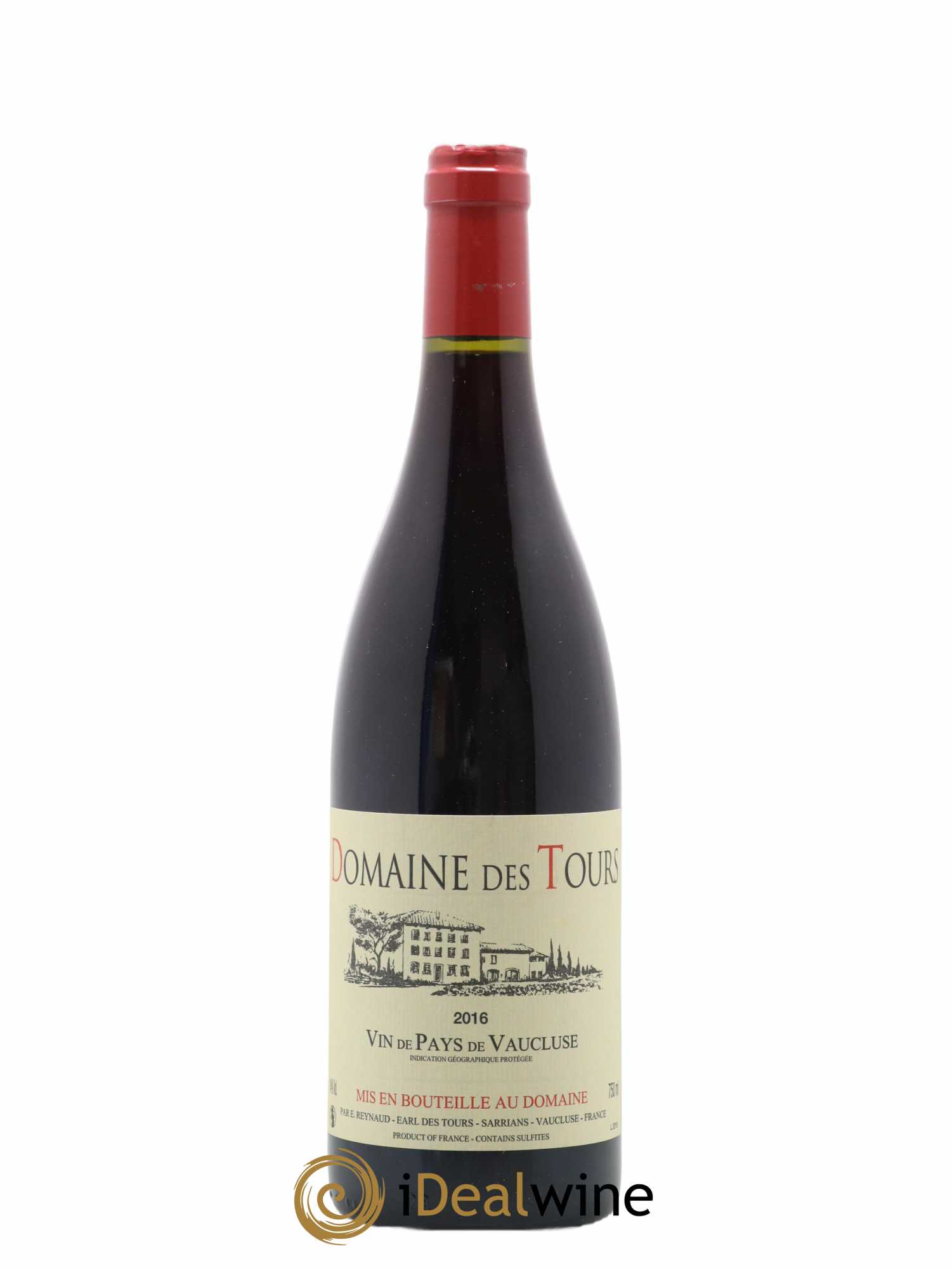 Vaucluse (Vin de Pays de Vaucluse) Domaine des Tours Emmanuel Reynaud 2016 - Lot de 1 bouteille - 0