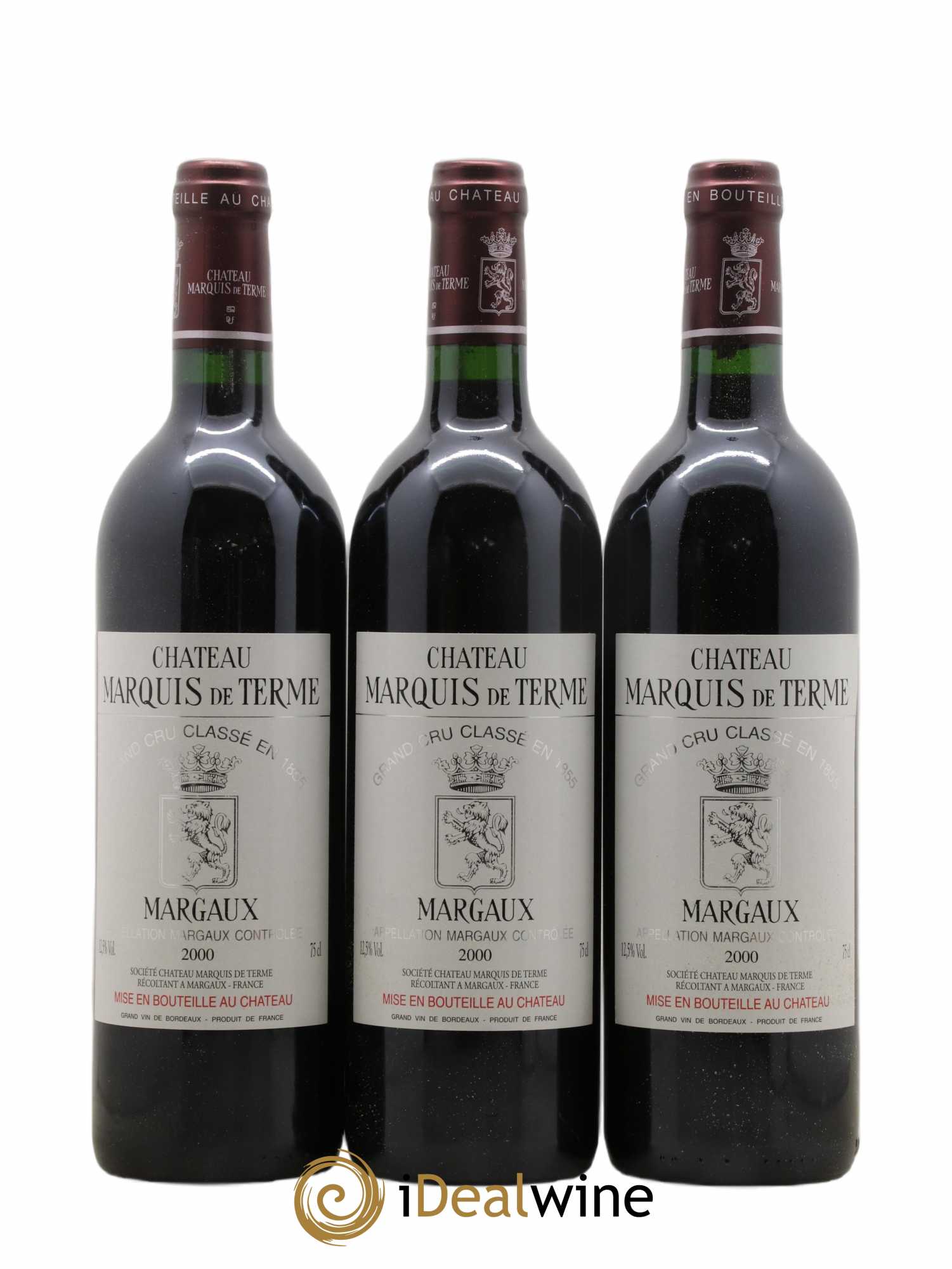 Château Marquis de Terme 4ème Grand Cru Classé 2000 - Lot de 6 bouteilles - 2