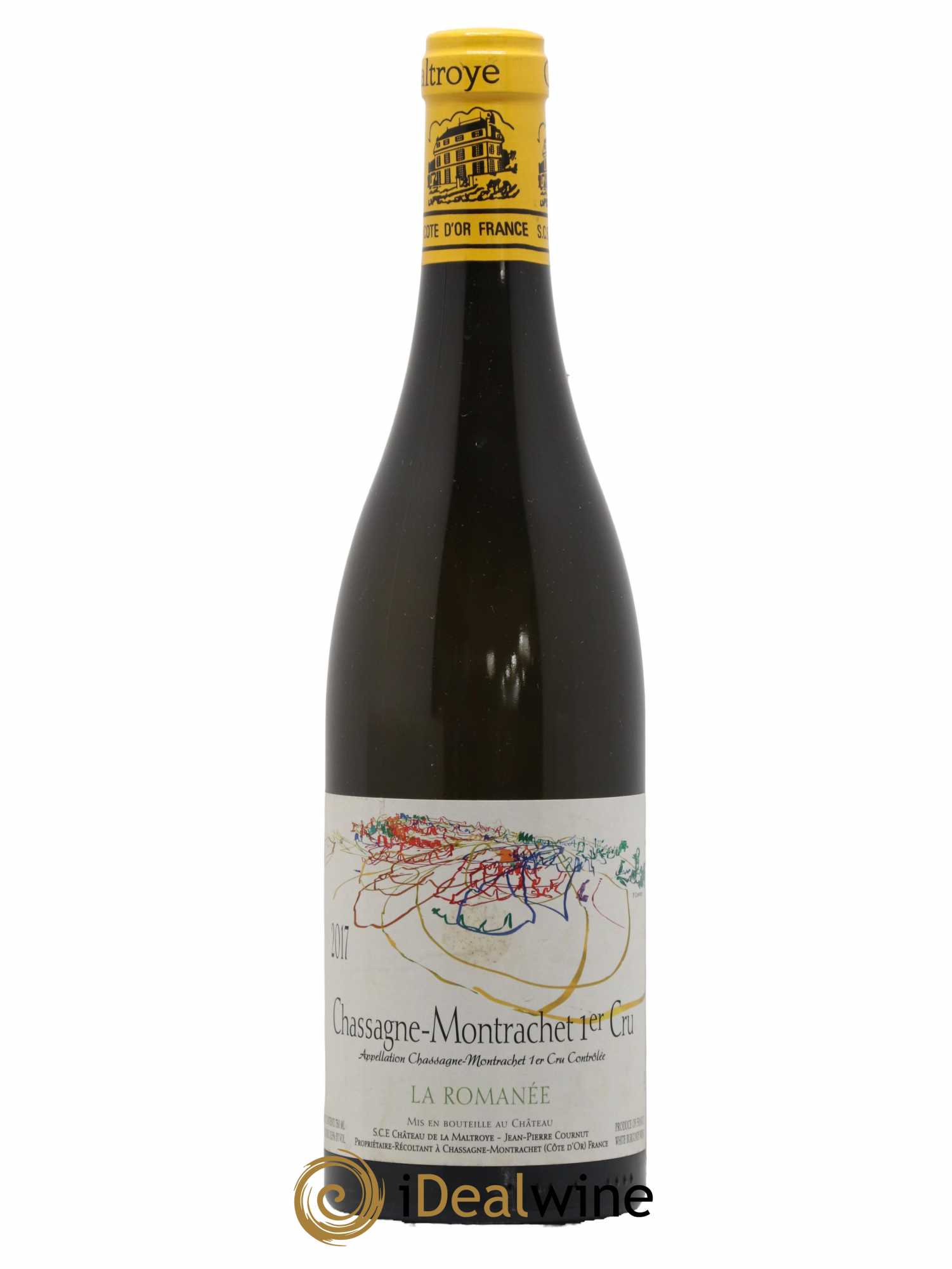 Chassagne-Montrachet 1er Cru La Romanée Château de la Maltroye 2017 - Lot de 1 bouteille - 0