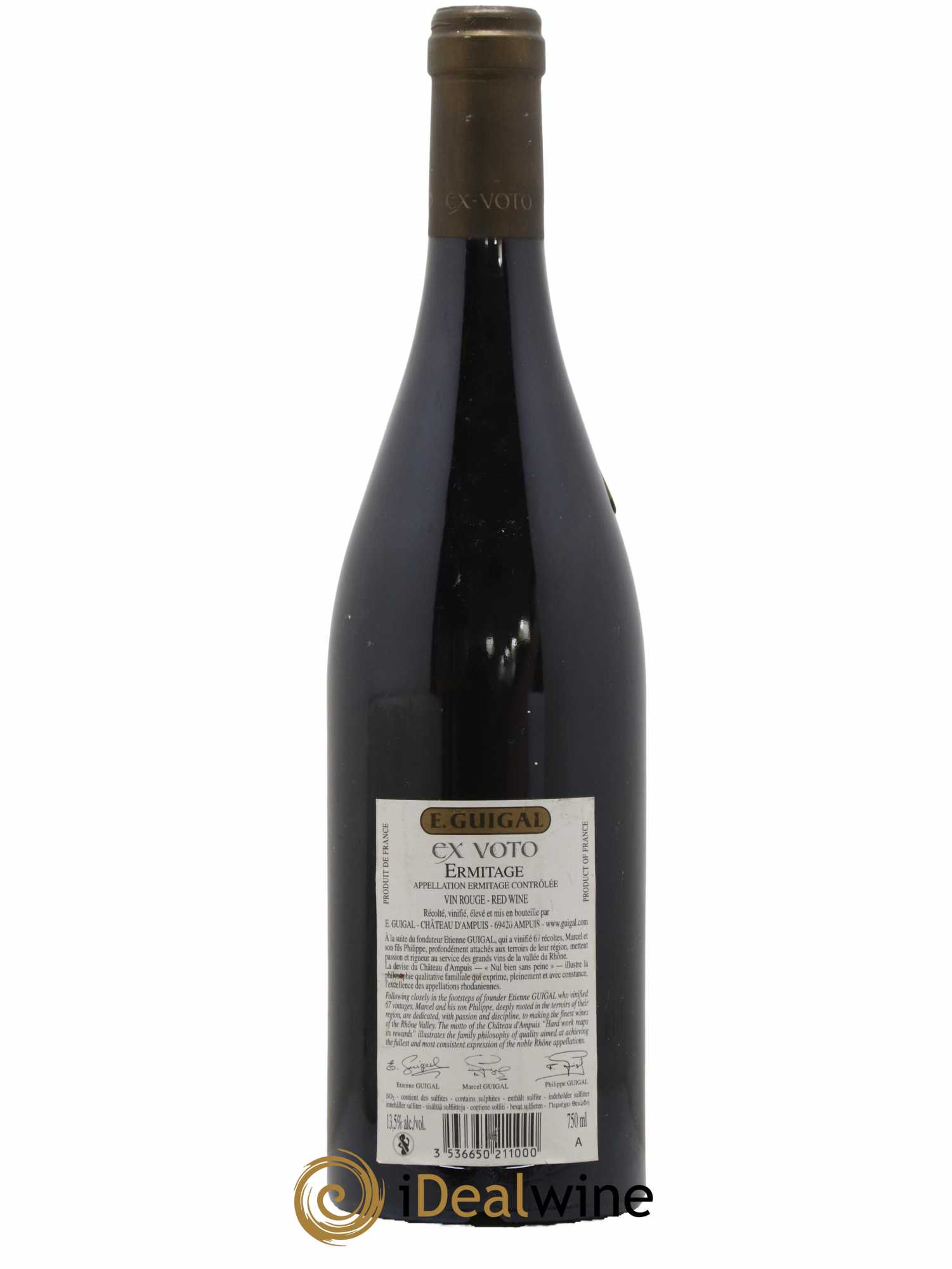 Ermitage Ex Voto Guigal 2006 - Lot de 1 bouteille - 1