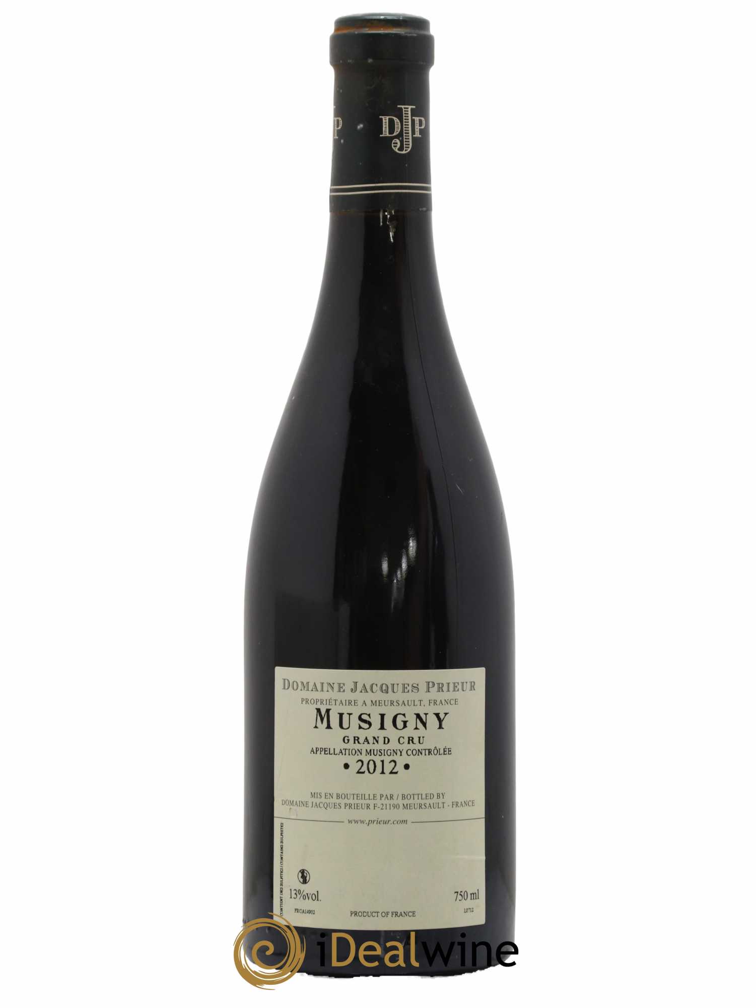 Musigny Grand Cru Jacques Prieur (Domaine) 2012 - Lot de 1 bouteille - 1