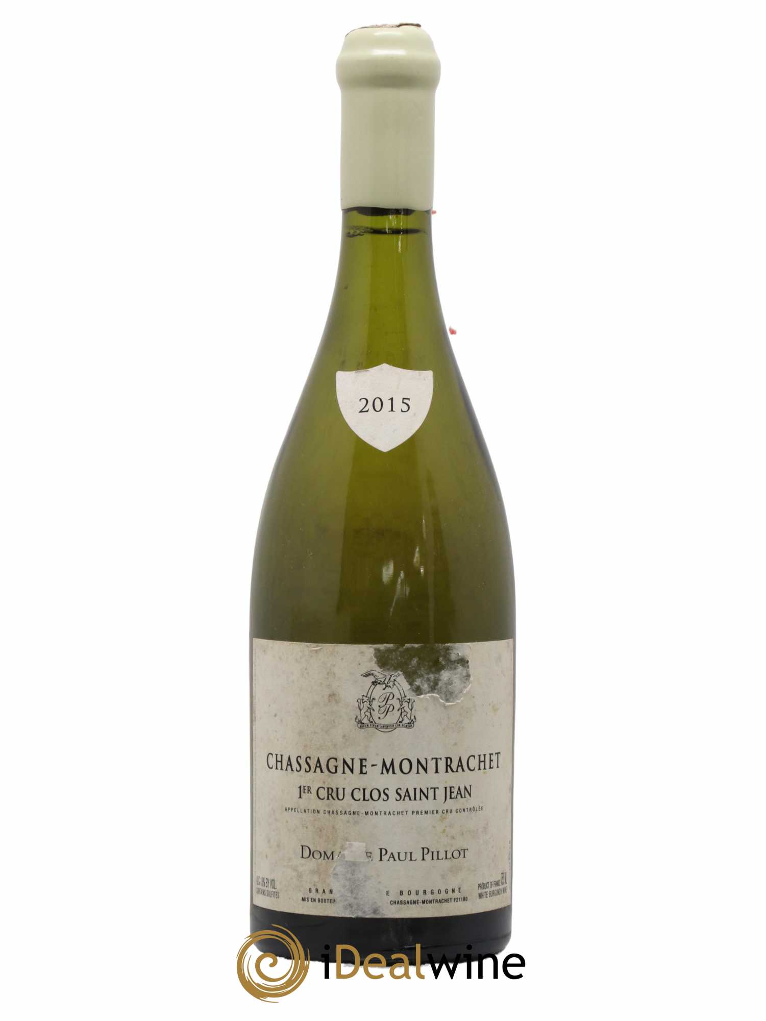 Chassagne-Montrachet 1er Cru Clos Saint-Jean Paul Pillot (Domaine) 2015 - Lot de 1 bouteille - 0