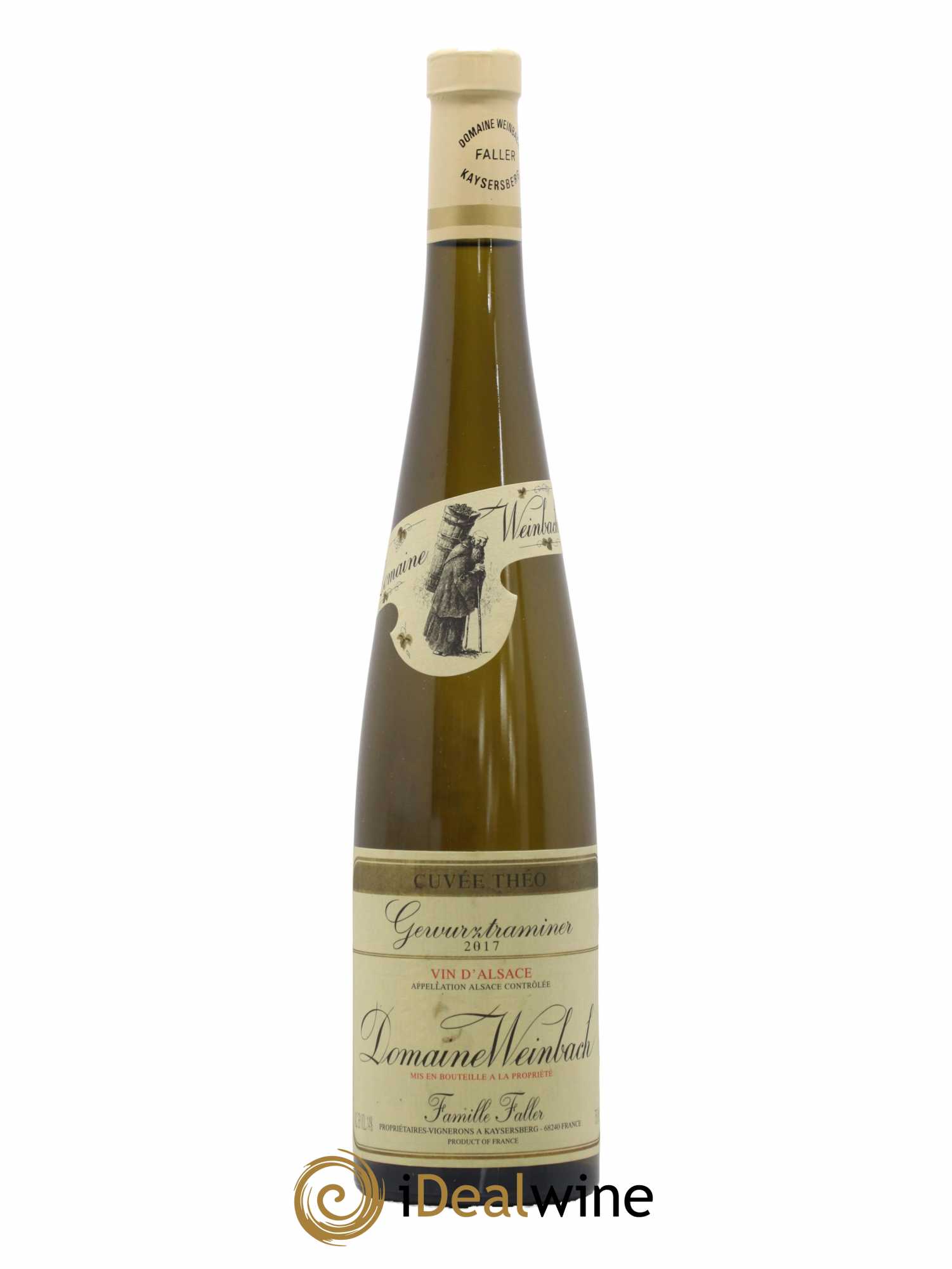 Alsace Gewurztraminer Cuvée Théo Weinbach (Domaine) 2017 - Lot de 1 bouteille - 0