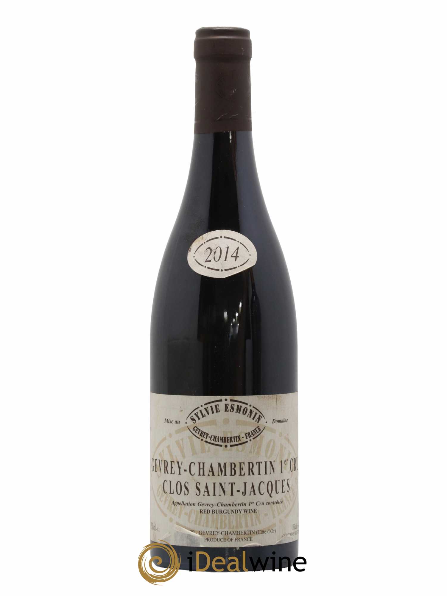 Gevrey-Chambertin 1er Cru Clos Saint Jacques Sylvie Esmonin 2014 - Posten von 1 Flasche - 0