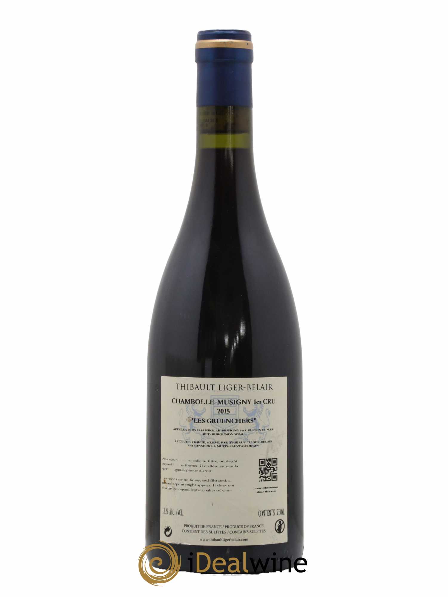 Chambolle-Musigny 1er Cru Les Gruenchers Thibault Liger-Belair Successeurs 2015 - Lot de 1 bouteille - 1