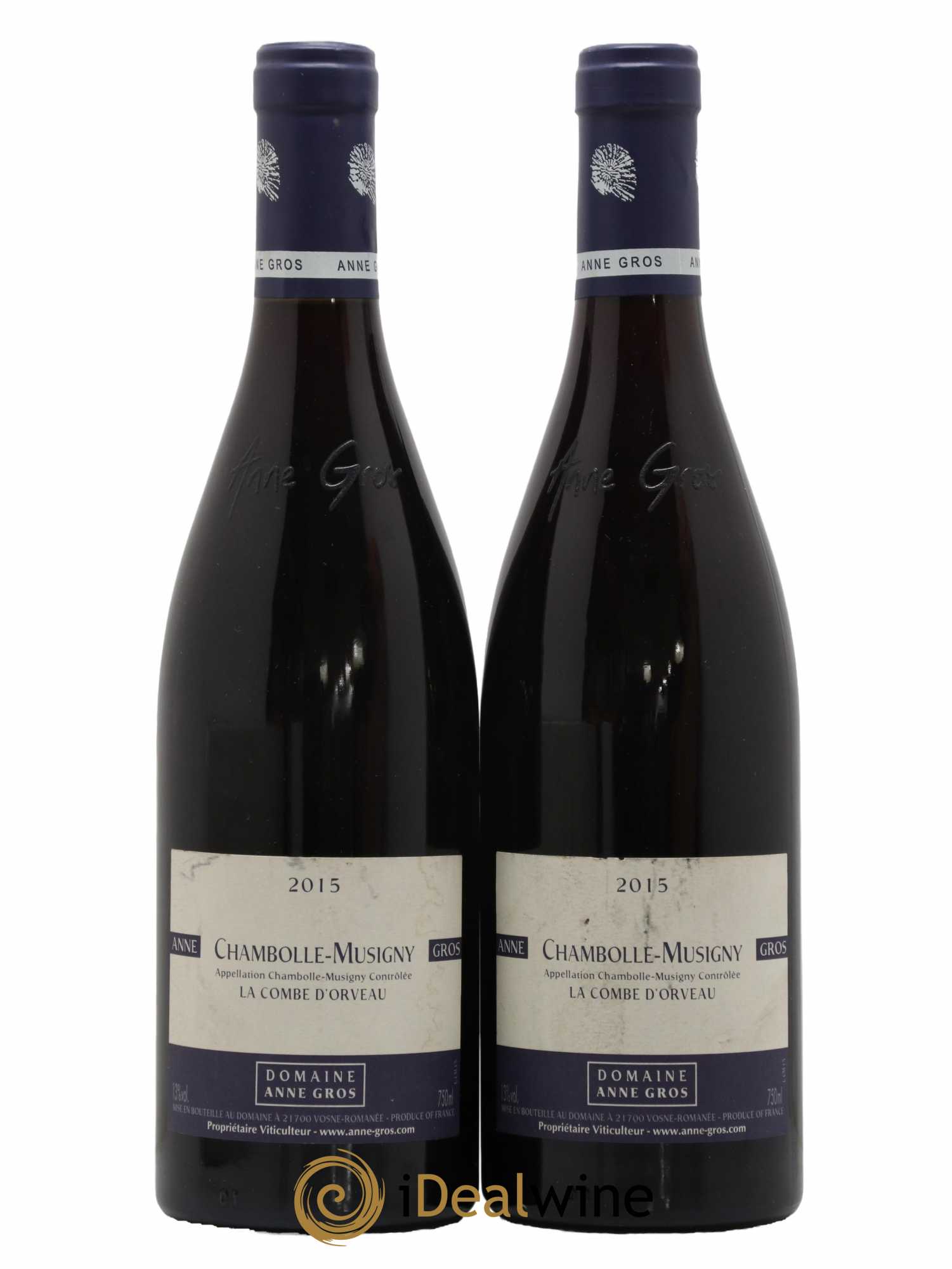 Chambolle-Musigny La Combe d'Orveau Anne Gros 2015 - Lot de 2 bouteilles - 0