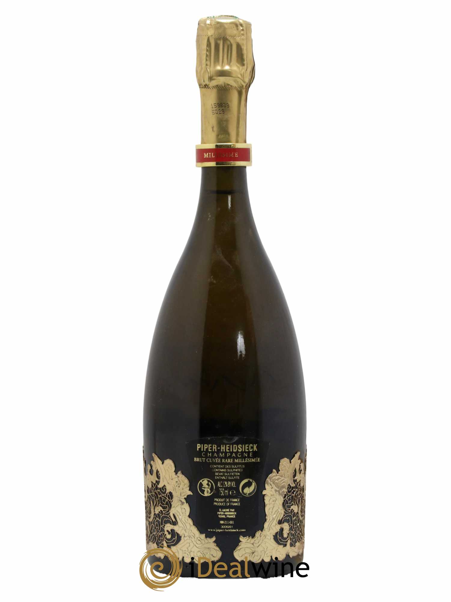 Rare Piper Heidsieck 2002 - Lot de 1 bouteille - 1