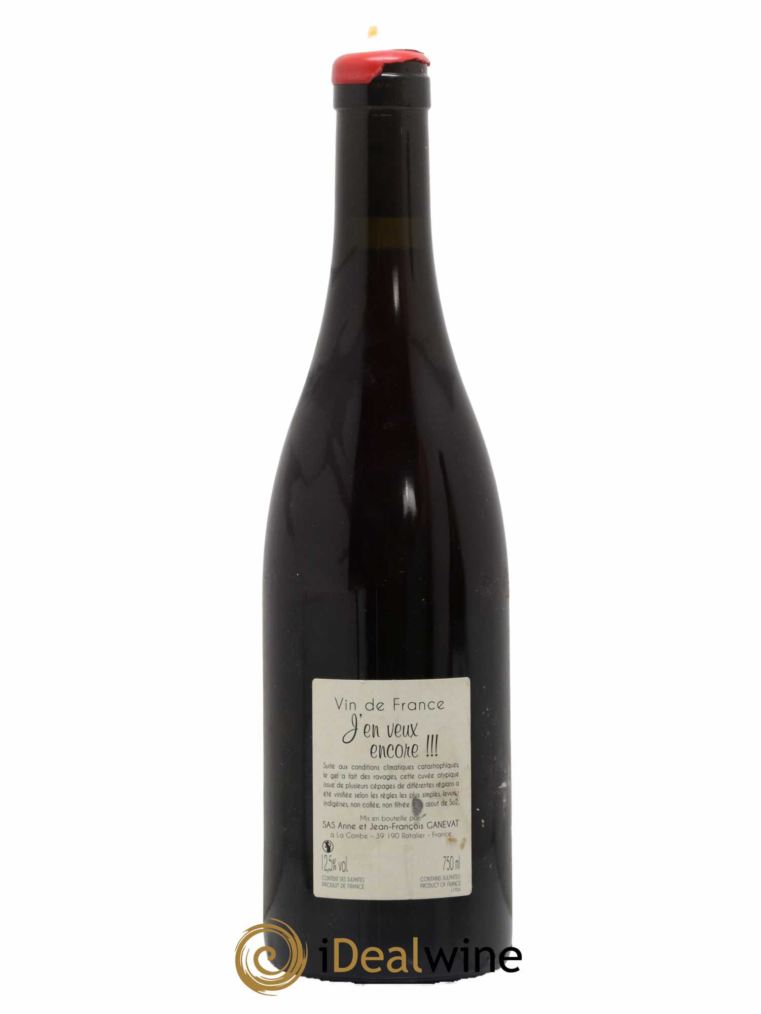 Vin de France J'en veux encore Anne et Jean François Ganevat 2017 - Lot de 1 bouteille - 1