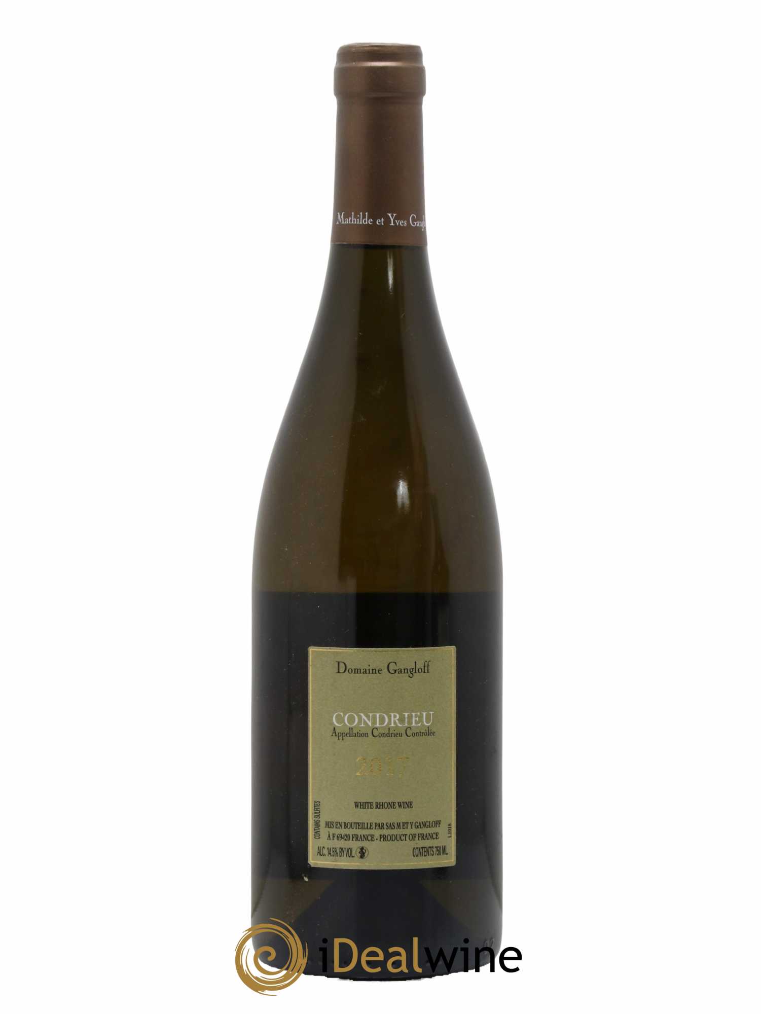 Condrieu Domaine Gangloff (Domaine) 2017 - Lot de 1 bouteille - 1