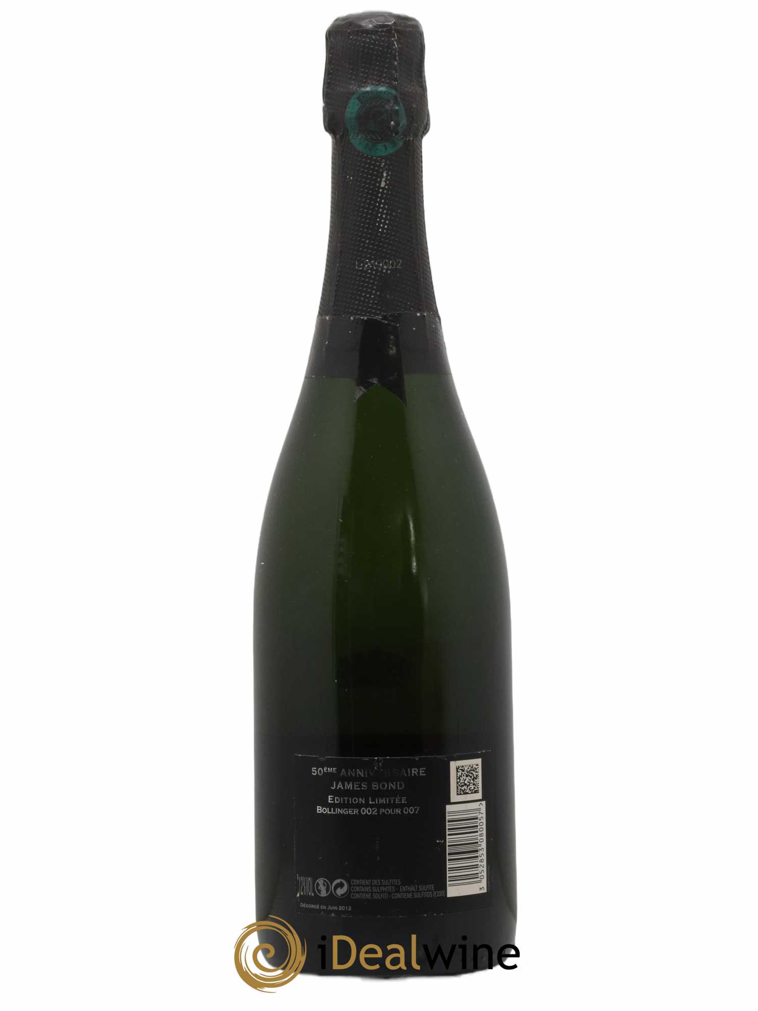 James Bond 007 Bollinger 2002 - Lot de 1 bouteille - 2