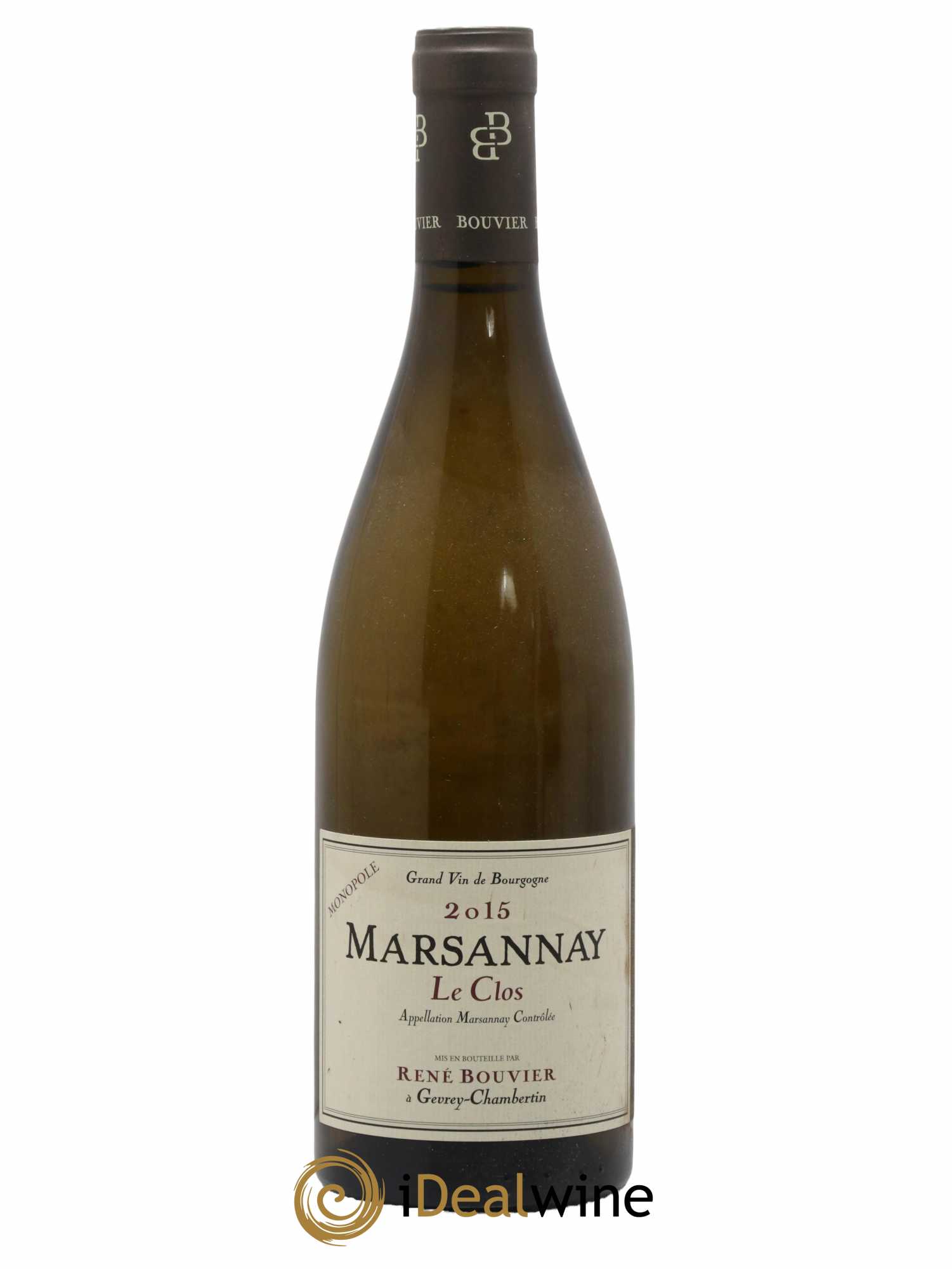 Marsannay Le Clos Monopole René Bouvier (Domaine) 2015 - Lot de 1 bouteille - 0