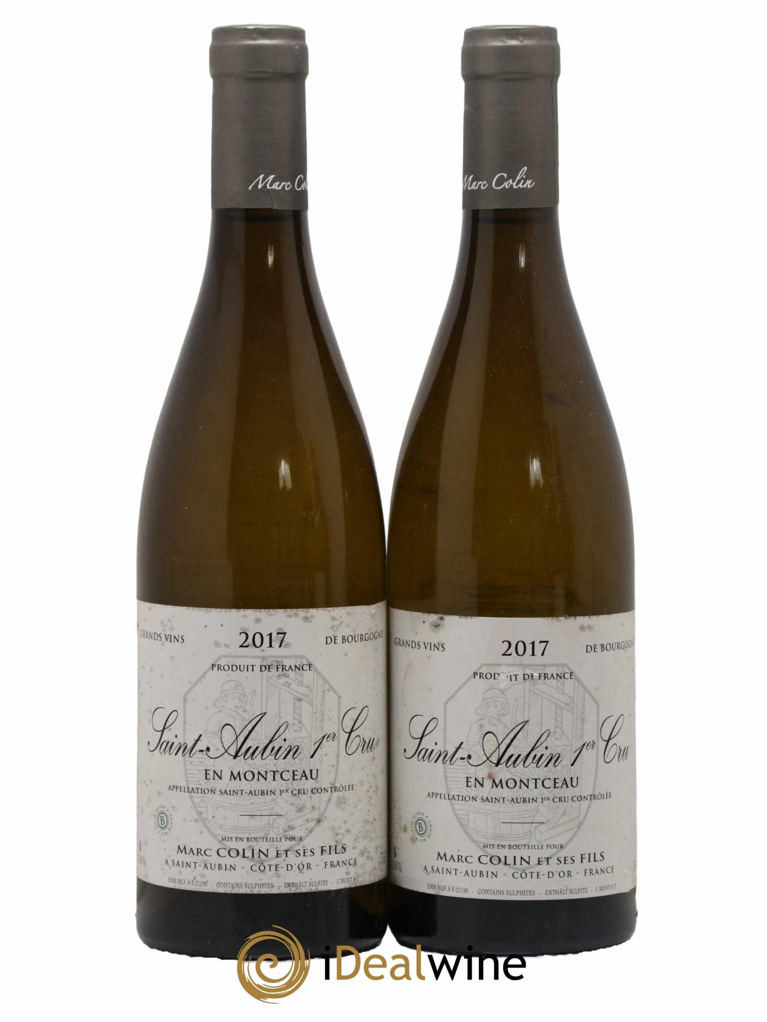 Saint-Aubin 1er Cru En Montceau Marc Colin & Fils 2017 - Lot de 2 bouteilles - 0