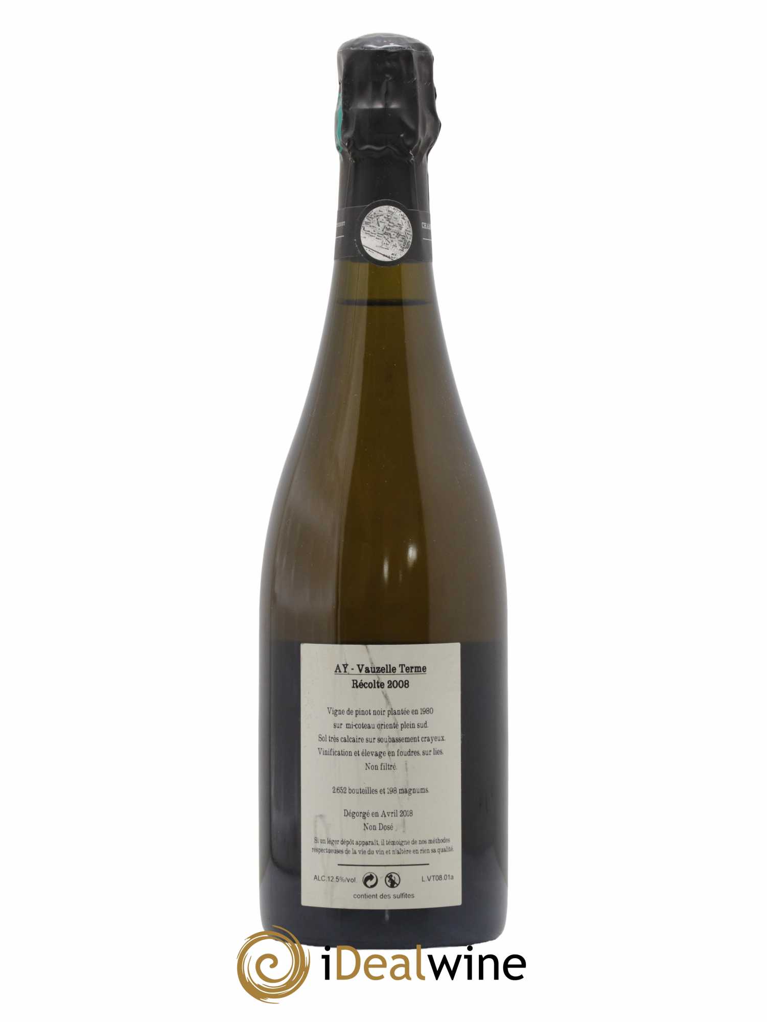 Aÿ Vauzelle Terme Extra-Brut Jacquesson 2008 - Lot de 1 bouteille - 1