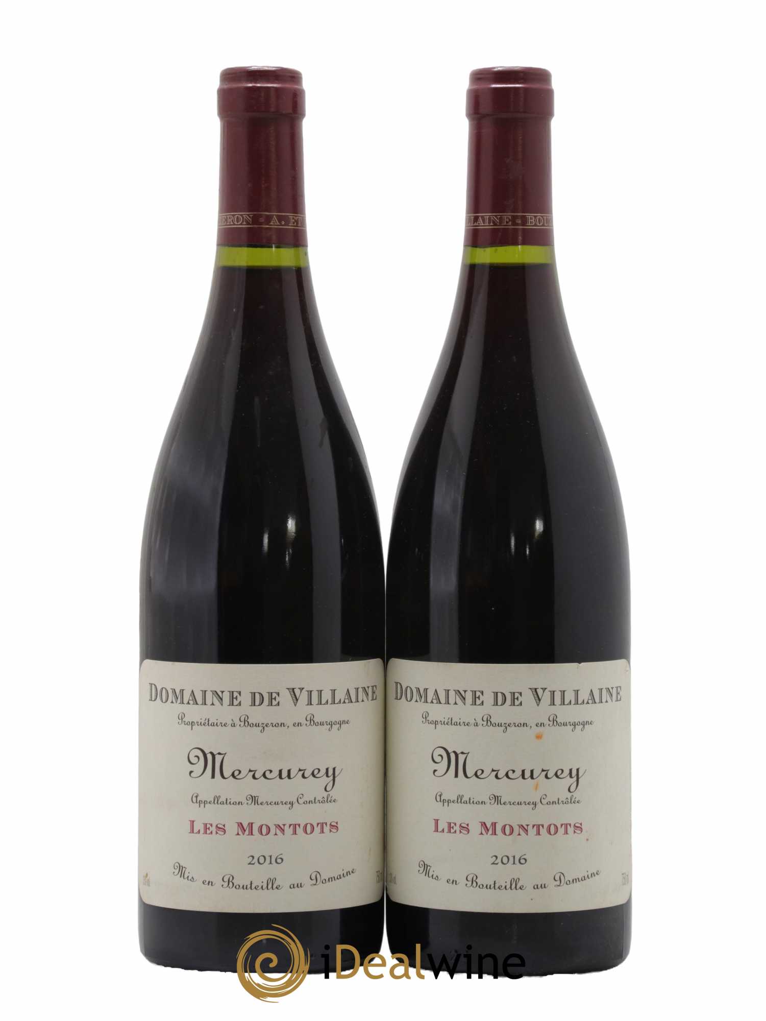 Mercurey Les Montots Domaine de Villaine 2016 - Lot de 2 bouteilles - 0