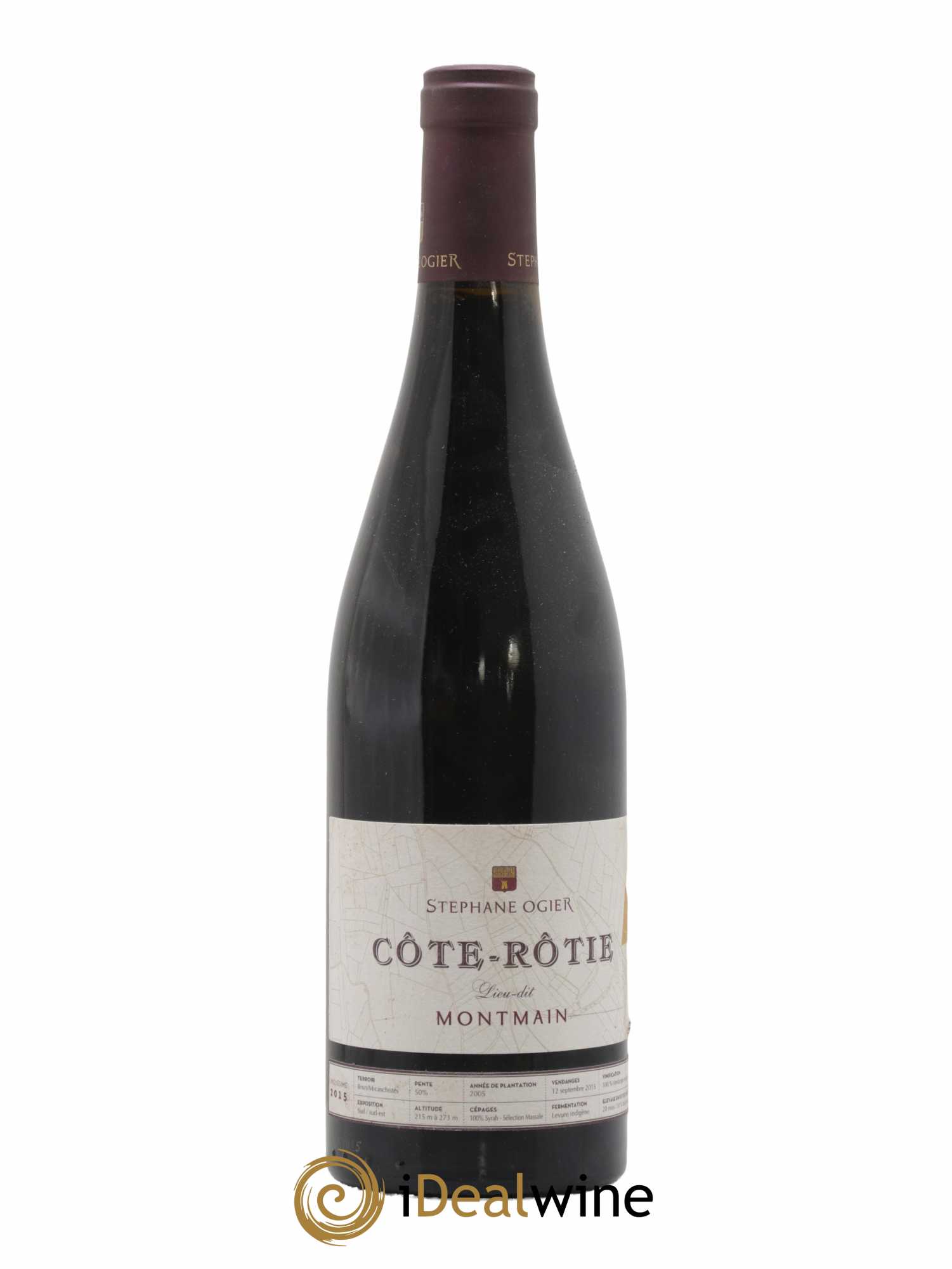 Côte-Rôtie Montmain Stéphane Ogier 2015 - Lot de 1 bouteille - 0