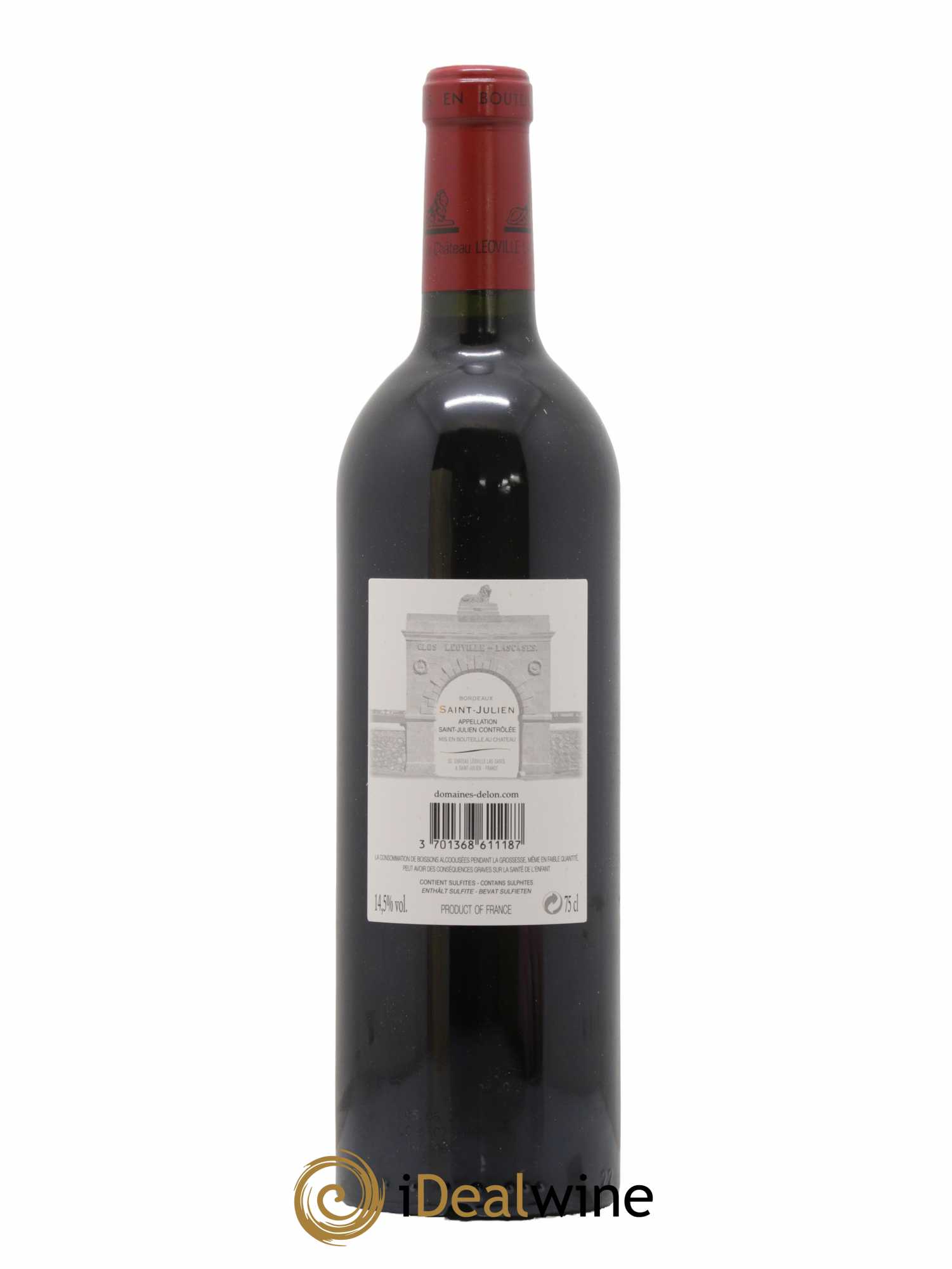 Château Léoville Las Cases 2ème Grand Cru Classé 2018 - Lot de 1 bouteille - 2