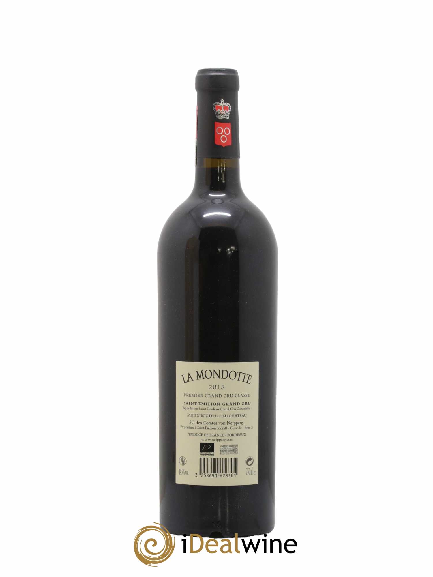 La Mondotte 1er Grand Cru Classé B depuis 2012 2018 - Lot de 1 bouteille - 2