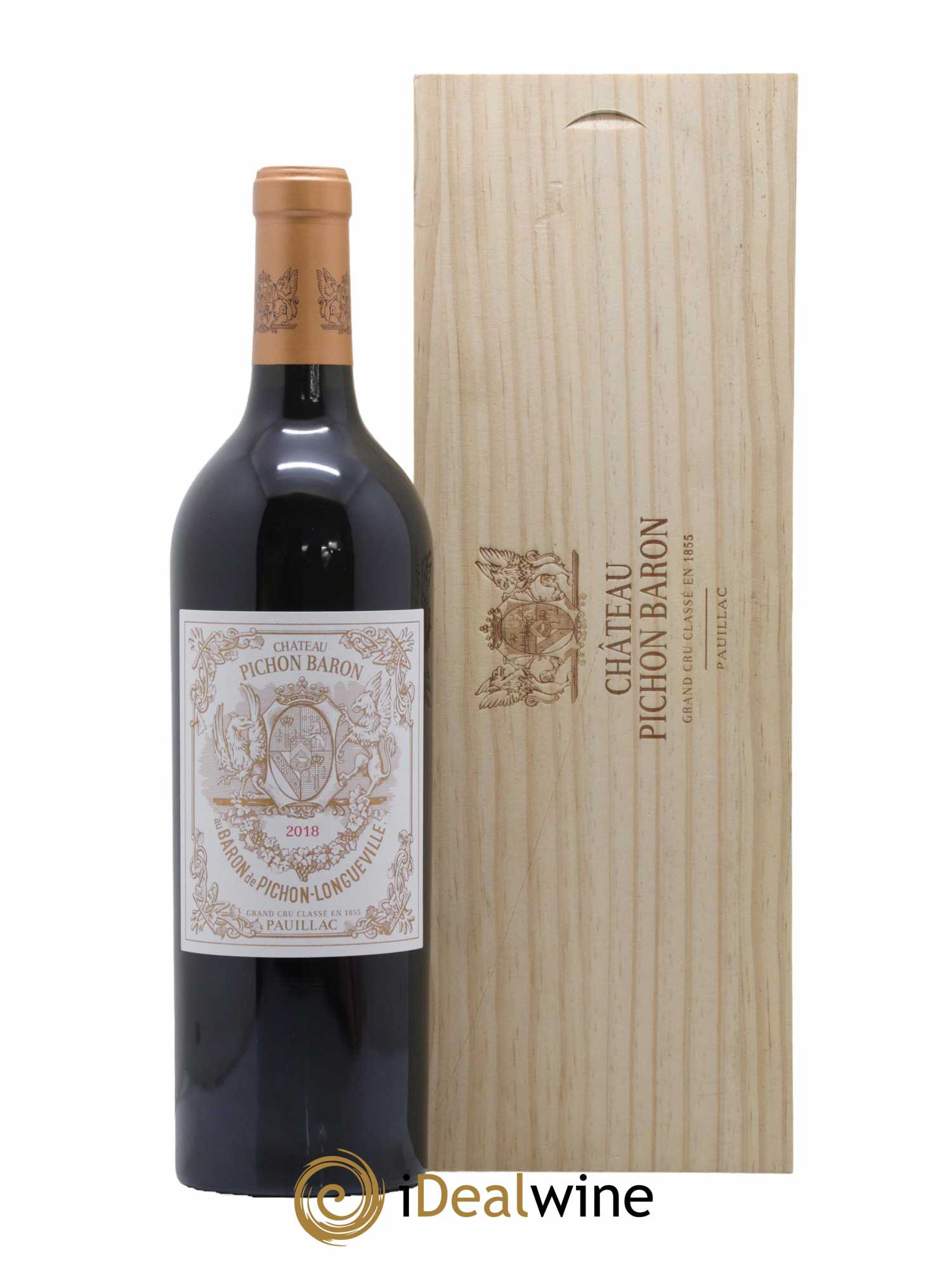 Pichon Longueville Baron 2ème Grand Cru Classé 2018 - Lot de 1 bouteille - 0