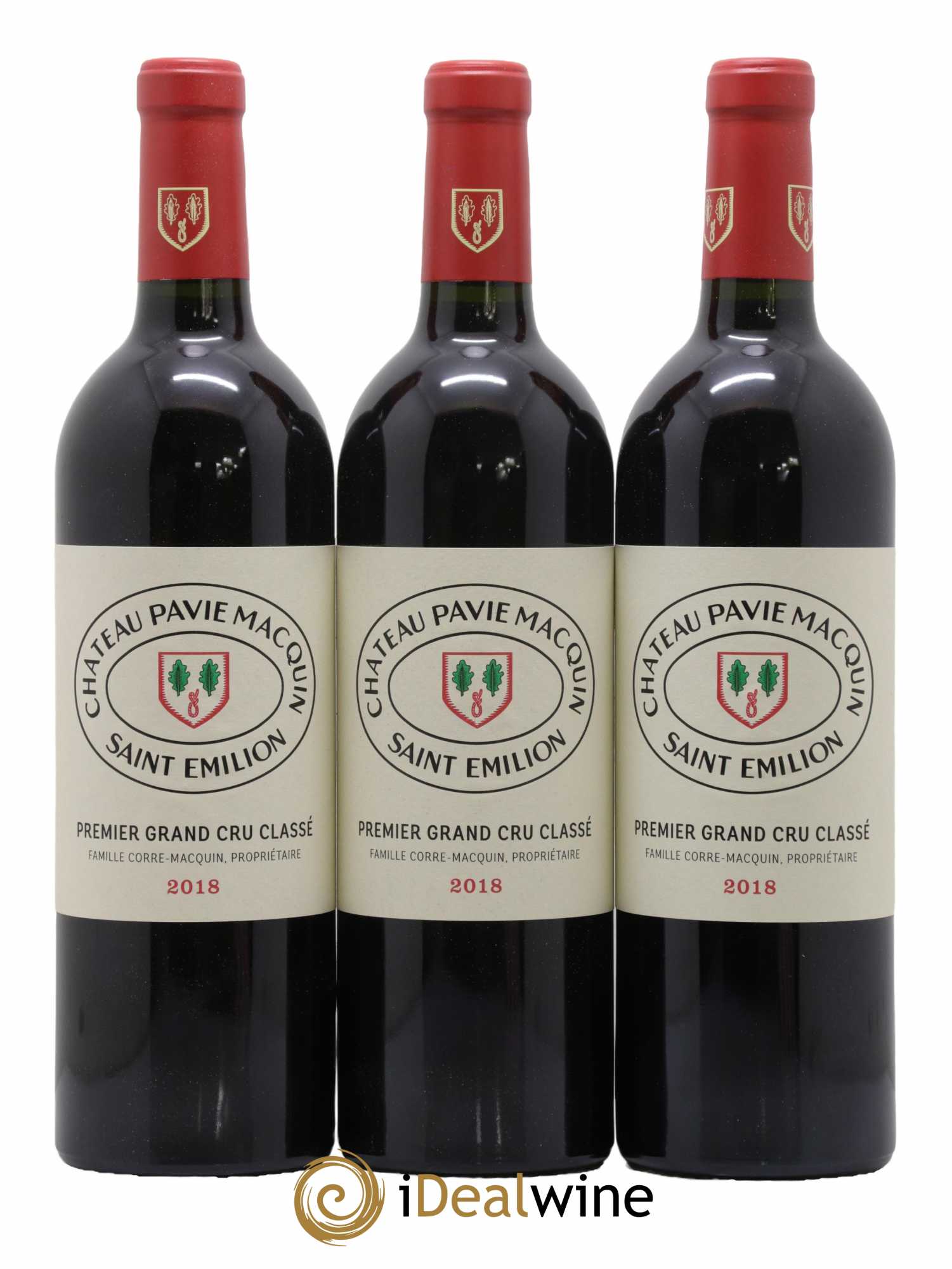 Château Pavie Macquin 1er Grand Cru Classé B 2018 - Lot de 3 bouteilles - 1