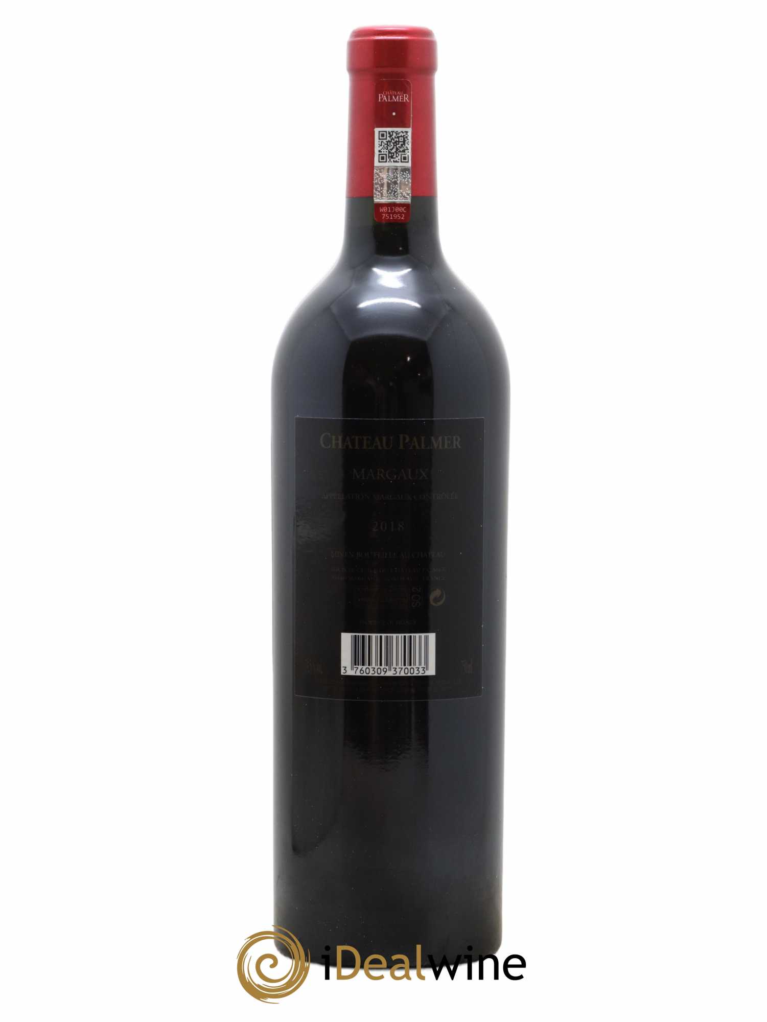 Château Palmer 3ème Grand Cru Classé 2018 - Lot of 1 bottle - 2