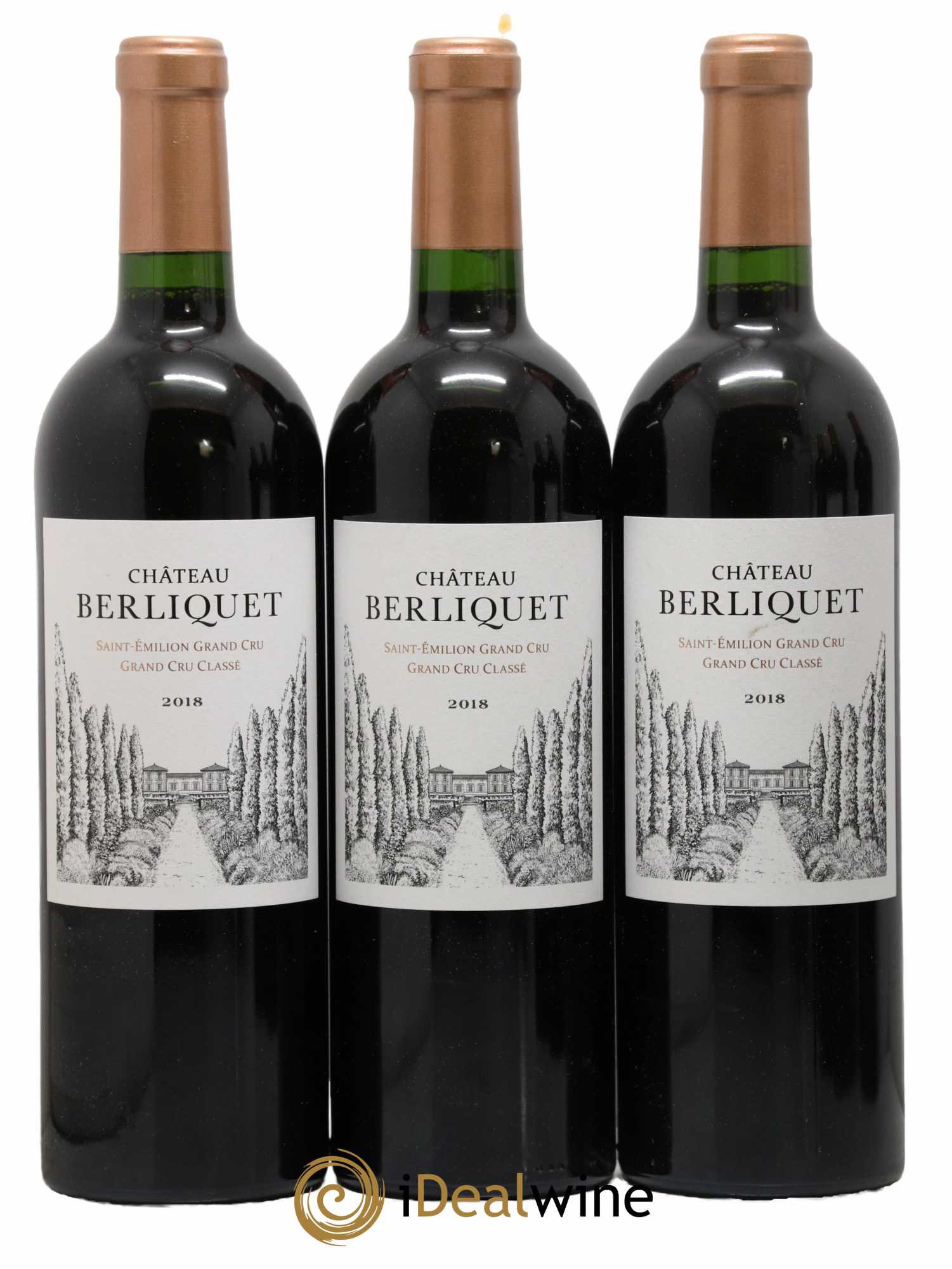 Château Berliquet Grand Cru Classé 2018 - Lot de 6 bouteilles - 1