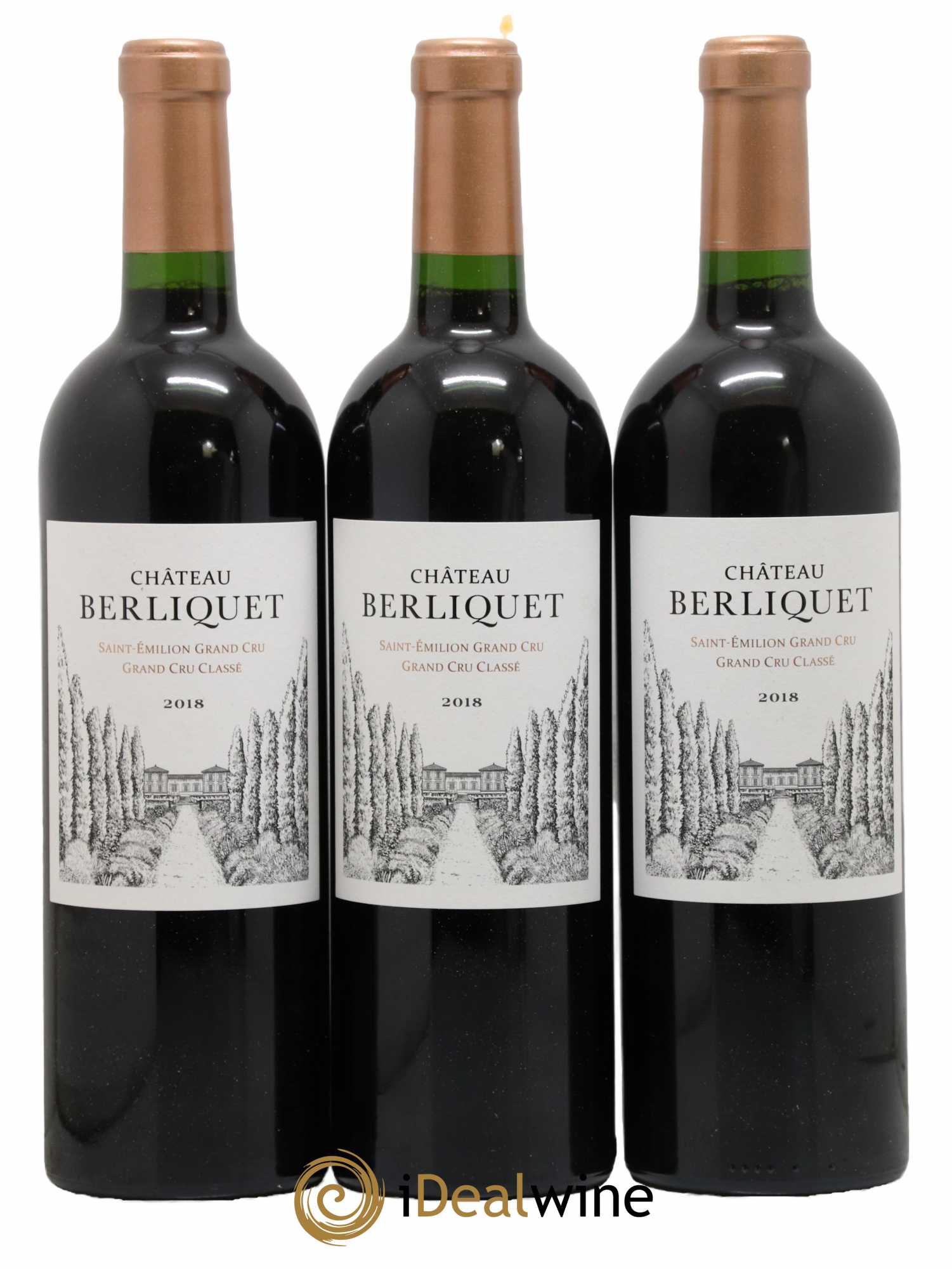 Château Berliquet Grand Cru Classé 2018 - Lot de 6 bouteilles - 2