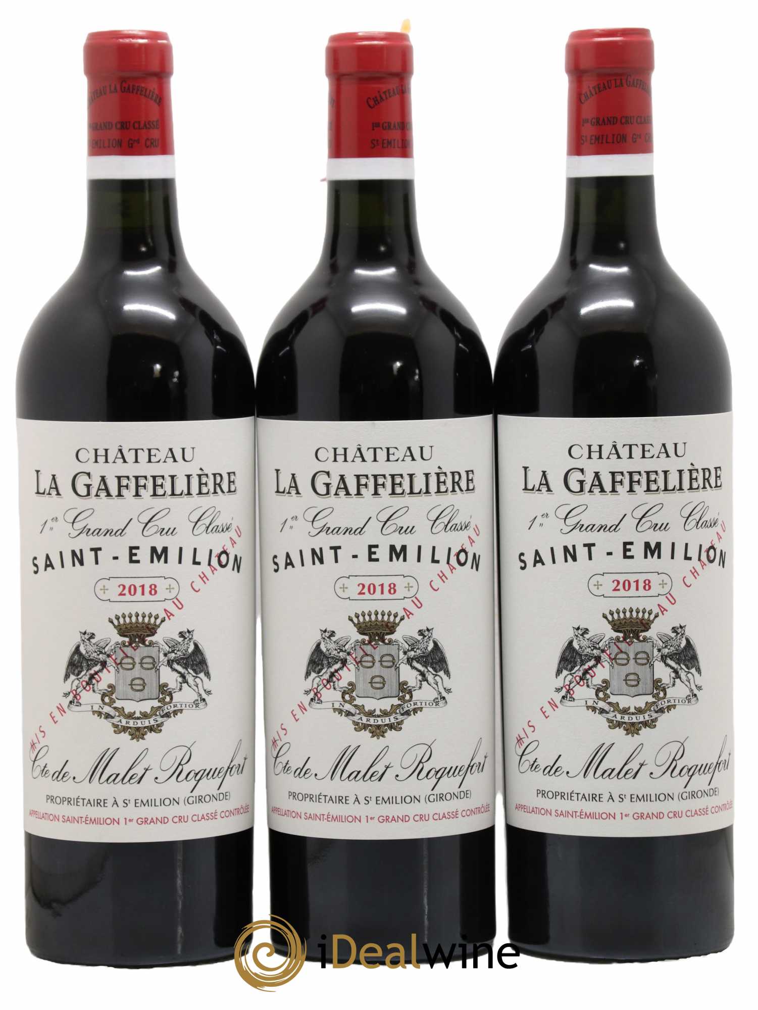Château la Gaffelière 1er Grand Cru Classé B 2018 - Lot de 3 bouteilles - 0