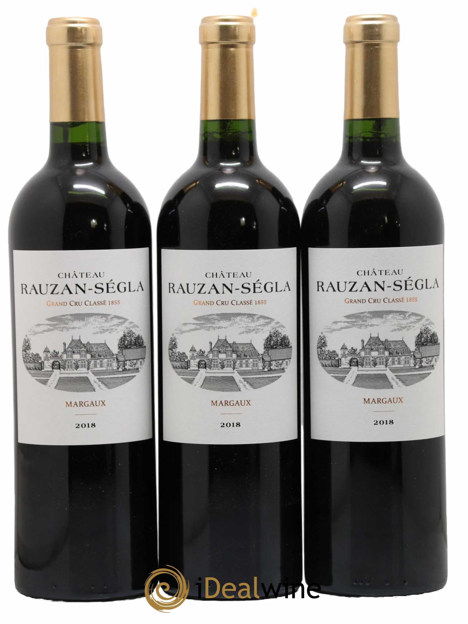 Château Rauzan Ségla Grand Cru Classé 2018 - Lot de 3 bouteilles - 0
