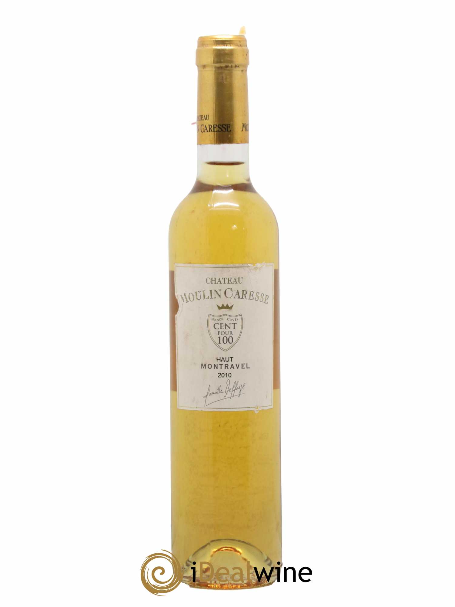 Vin de France Haut Montravel Cent pour 100 Château Moulin Caresse 50cl 2010 - Lotto di 1 bottiglia - 0