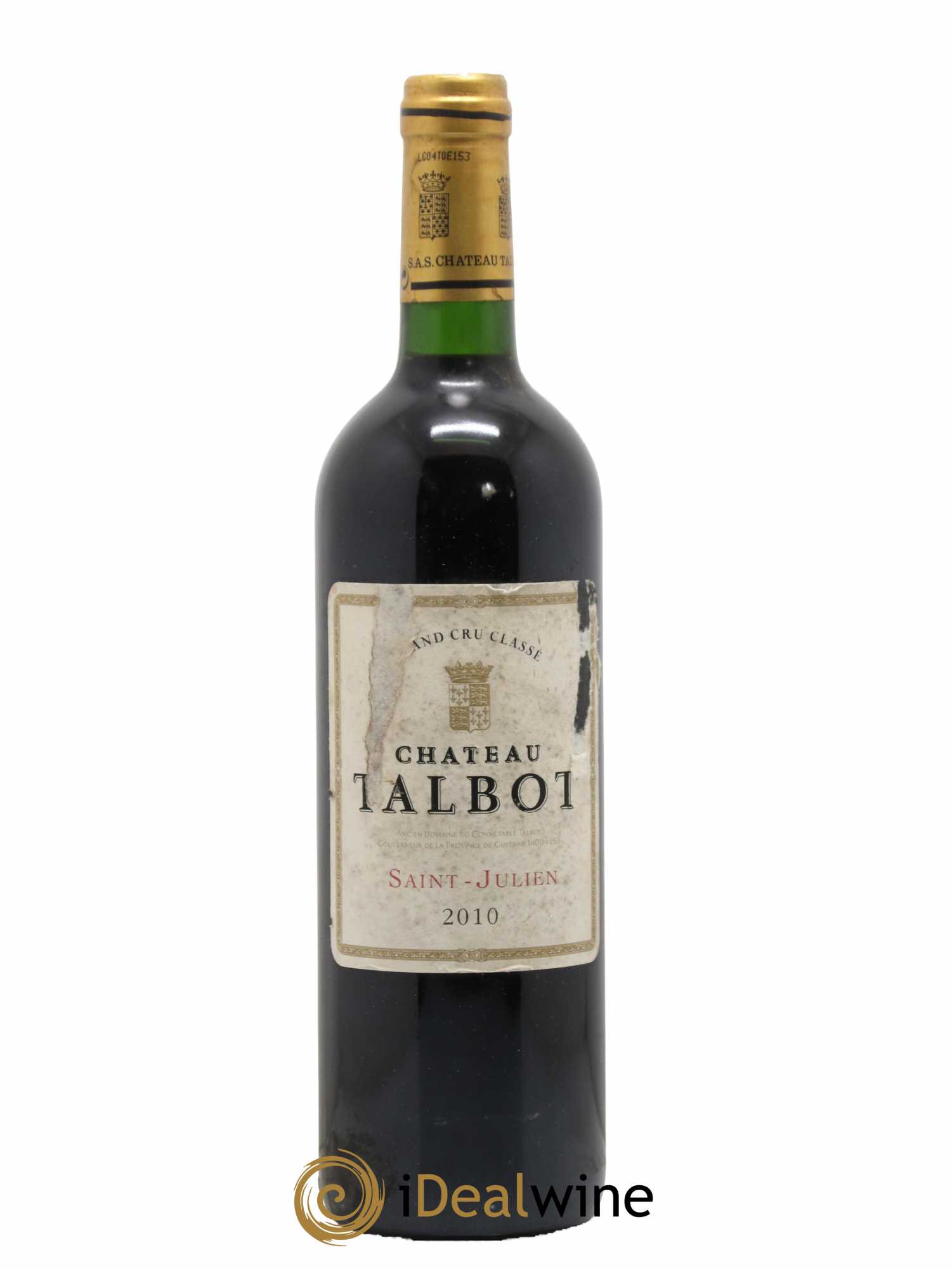 Château Talbot 4ème Grand Cru Classé 2010 - Lot de 1 bouteille - 0