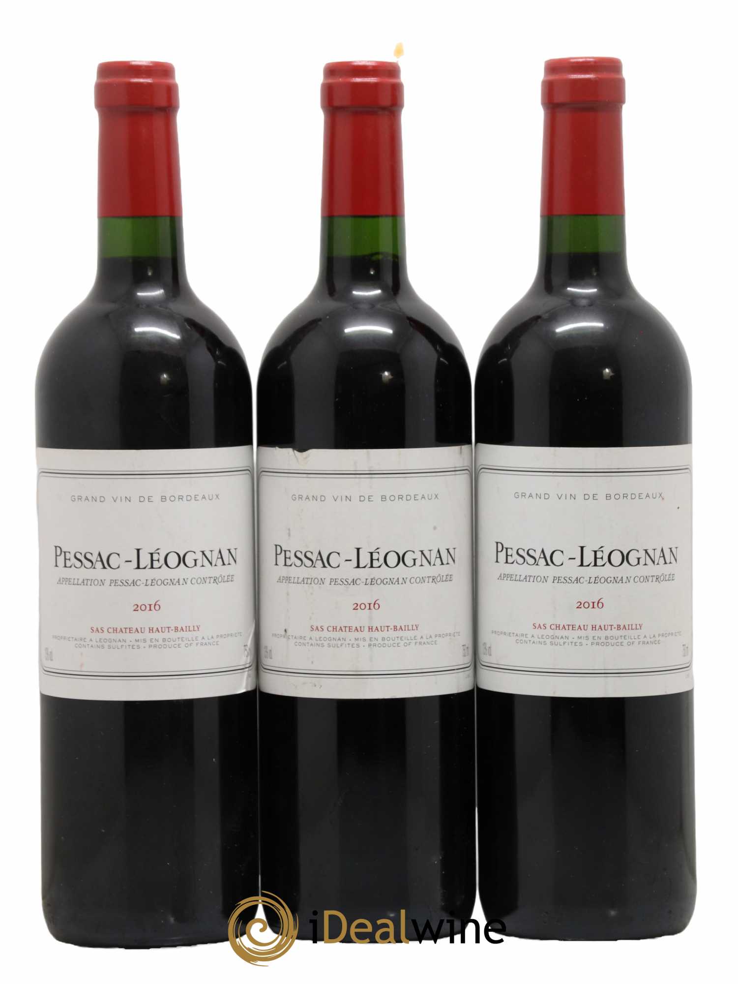 Pessac-Léognan SAS Château Haut-Bailly 2016 - Lot de 3 bouteilles - 0
