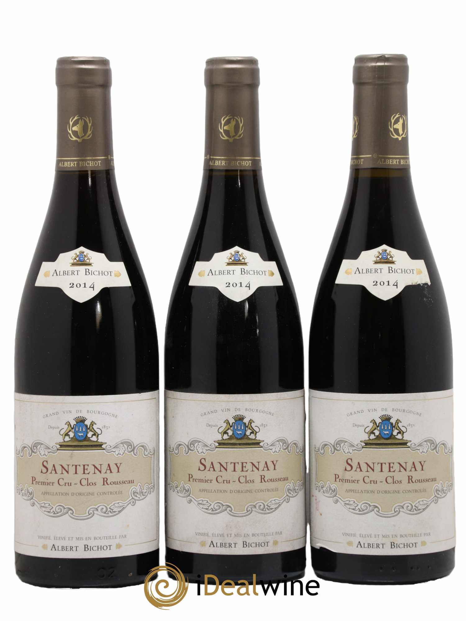 Santenay 1er Cru Clos Rousseau Albert Bichot 2014 - Lot de 3 bouteilles - 0