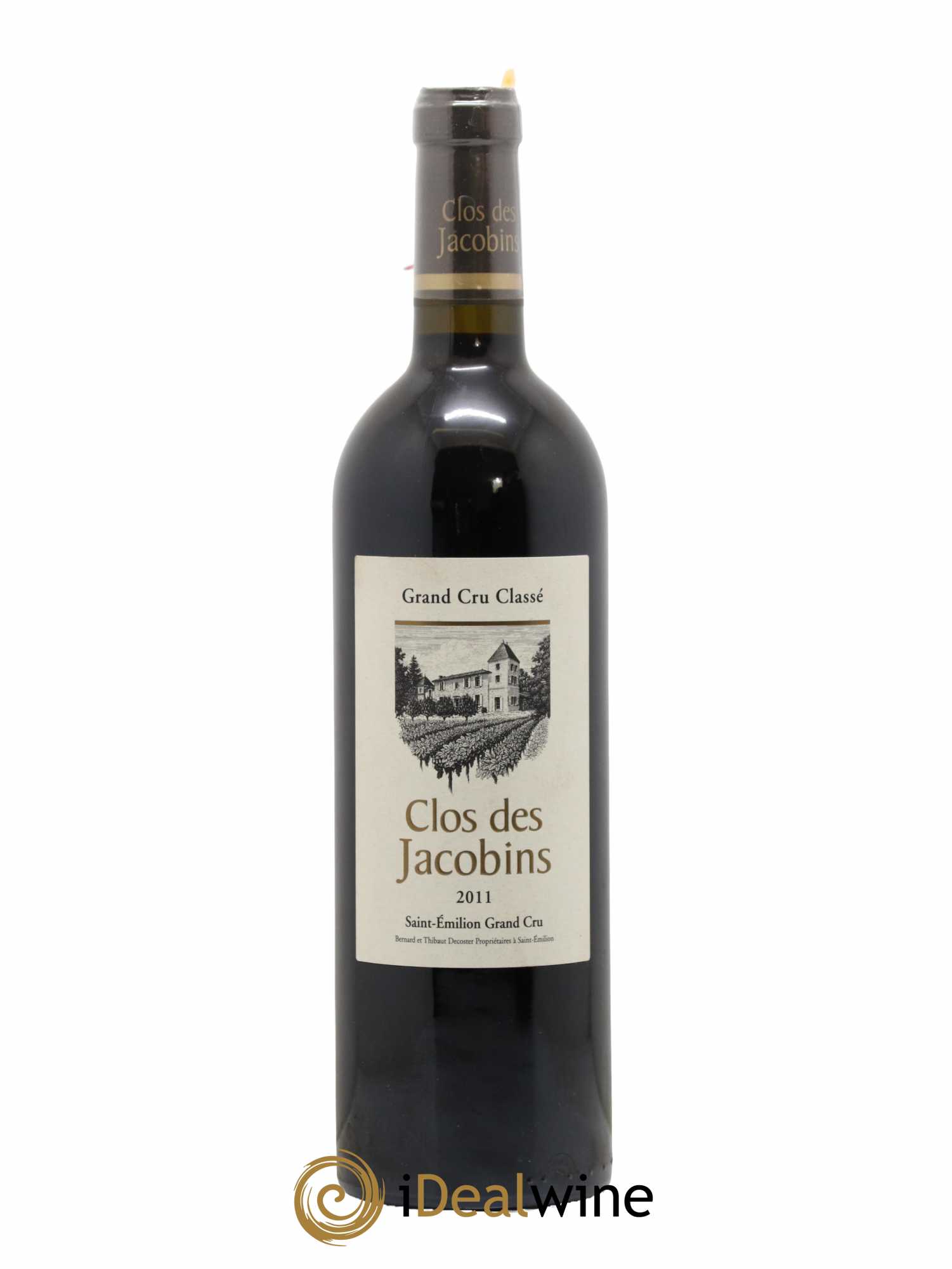 Château Clos des Jacobins Grand Cru Classé 2011 - Lot de 1 bouteille - 0