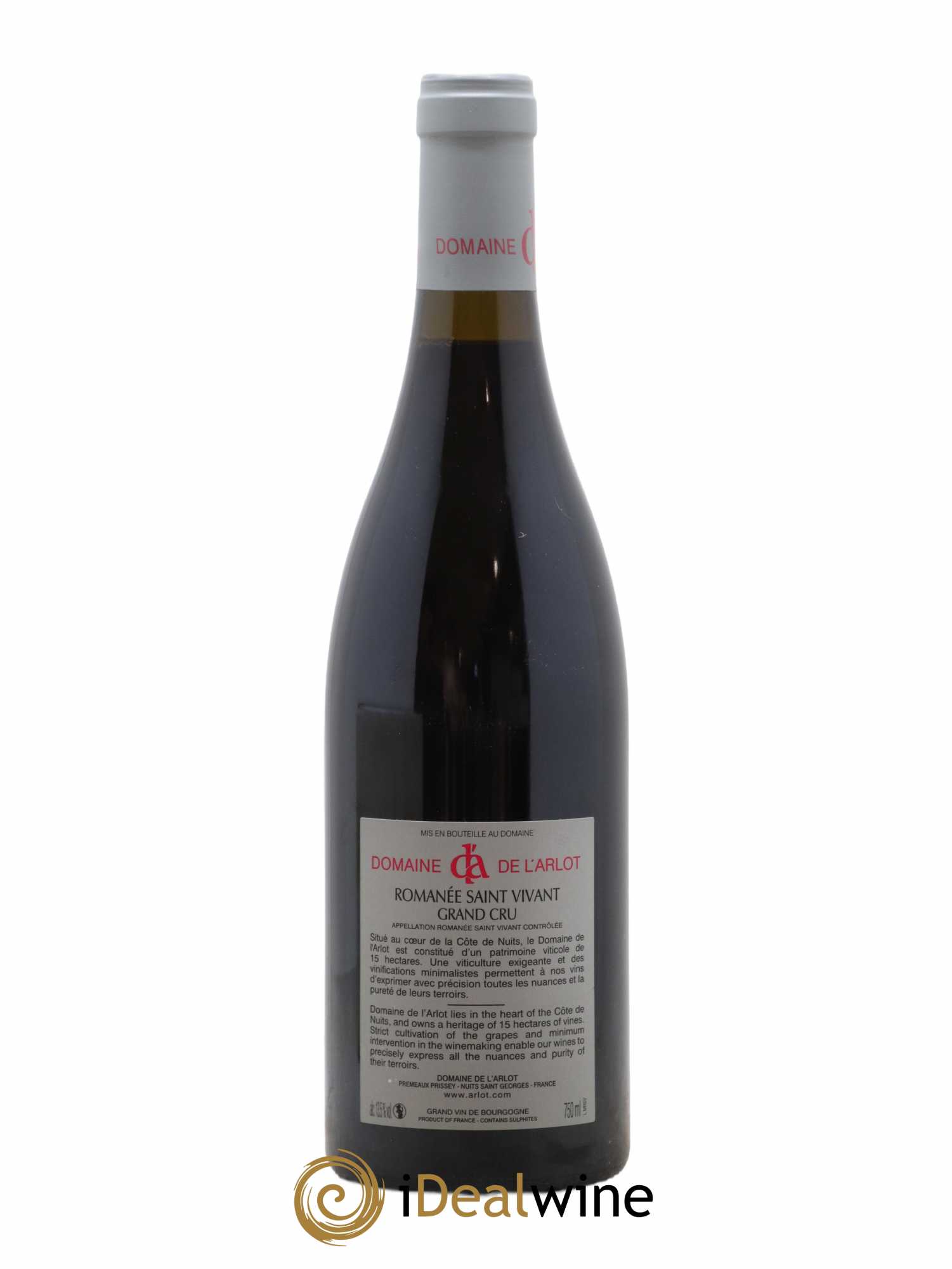 Romanée-Saint-Vivant Grand Cru Domaine de l'Arlot 2015 - Lot of 1 bottle - 1