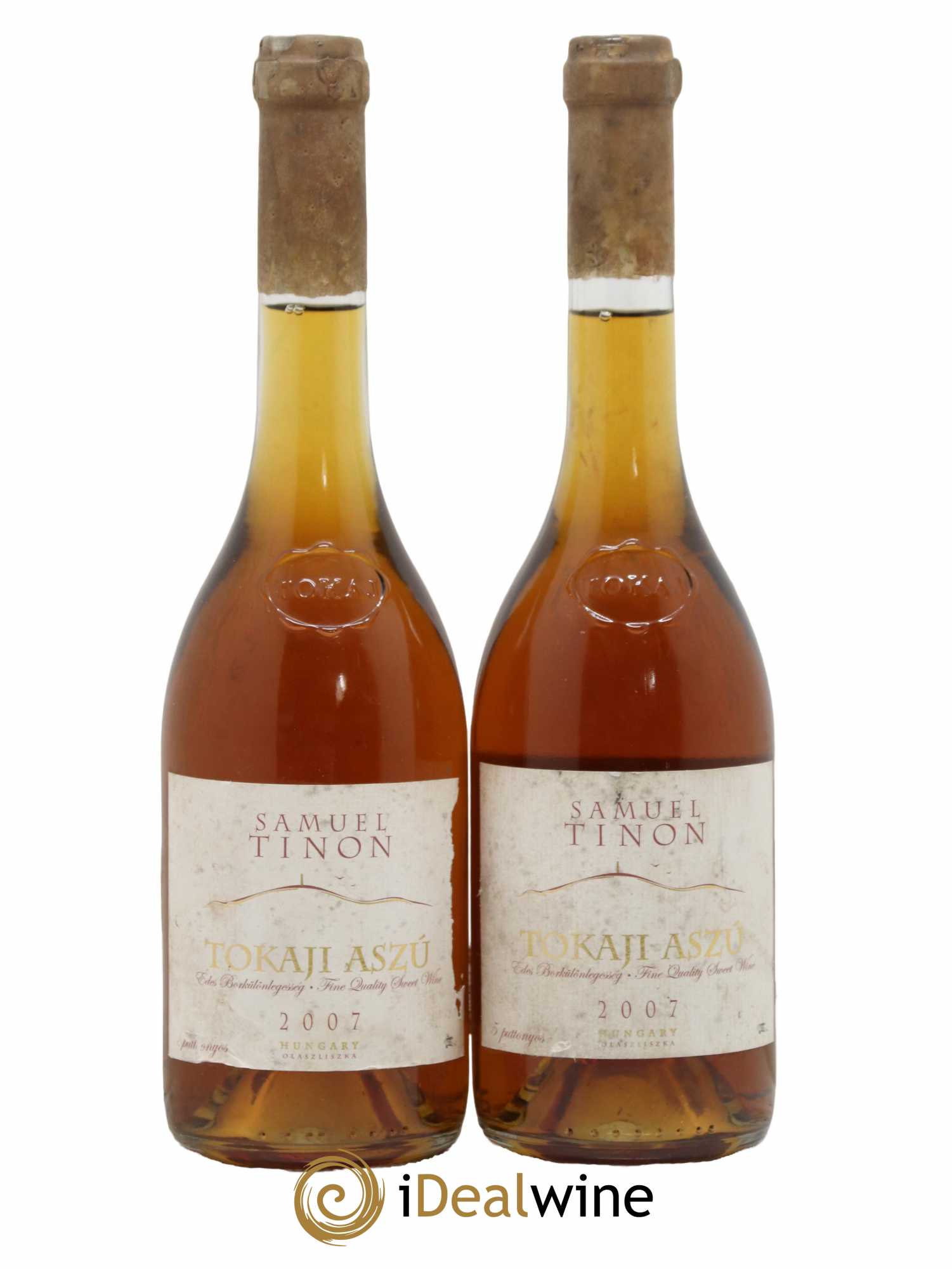 Tokaji Aszu 5 Puttonyos Samuel Timon 50cl 2007 - Lot of 2 bottles - 0