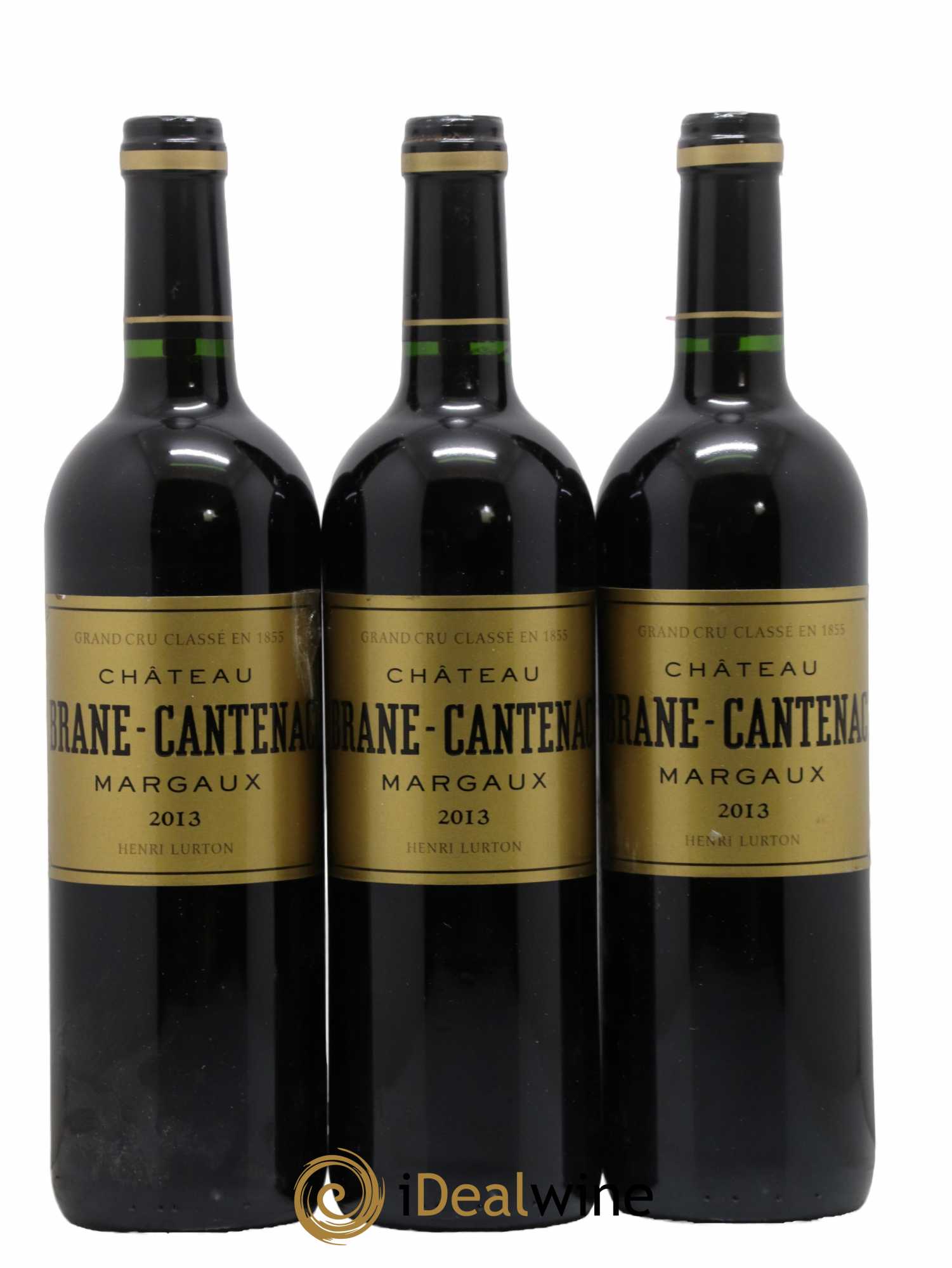 Château Brane Cantenac 2ème Grand Cru Classé 2013 - Lot de 3 bouteilles - 0