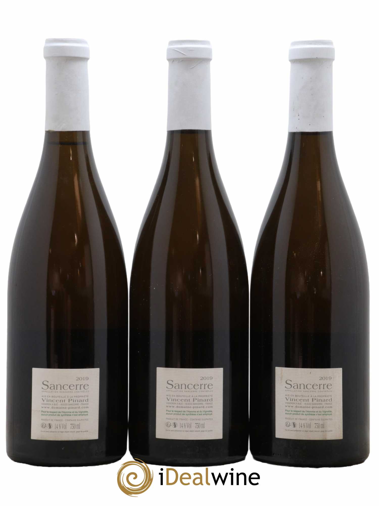 Sancerre Le Château Vincent Pinard 2019 - Lot de 3 bouteilles - 1